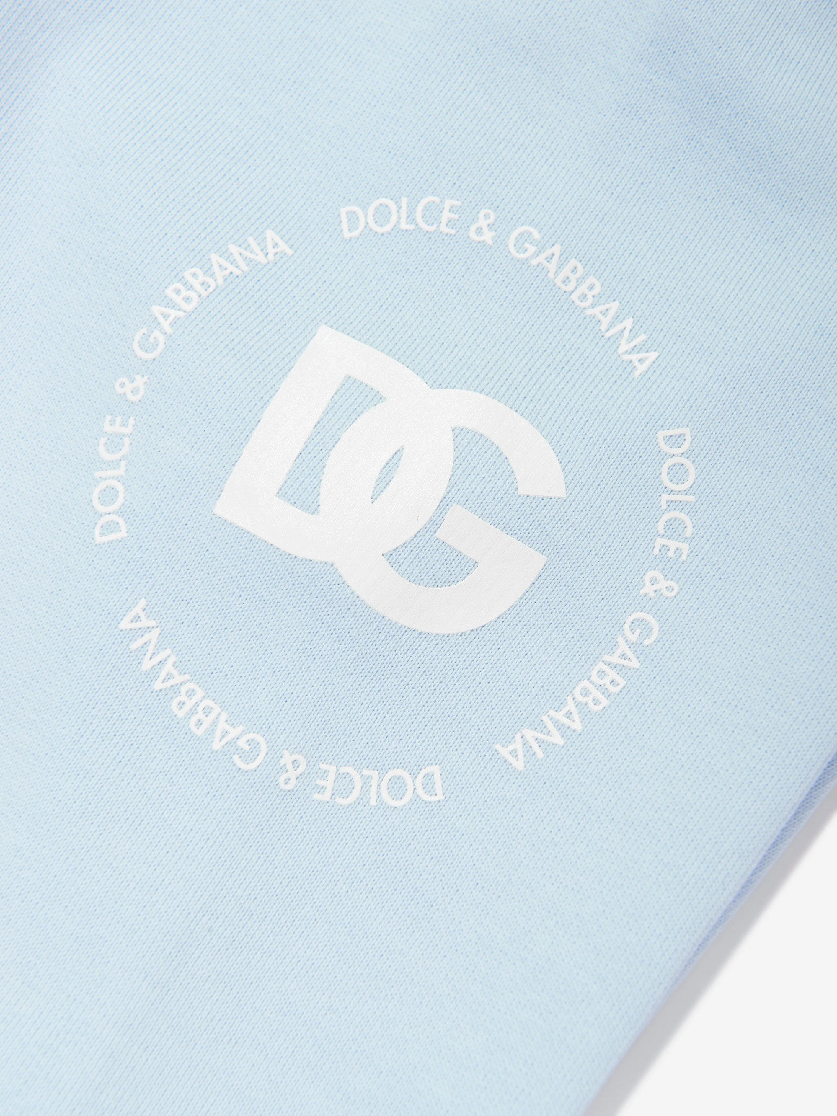 Dolce & Gabbana Baby Boys Logomania Joggerhose in Blau