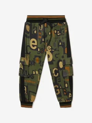 Dolce & Gabbana Jungen Baumwoll-Logo Militärhose