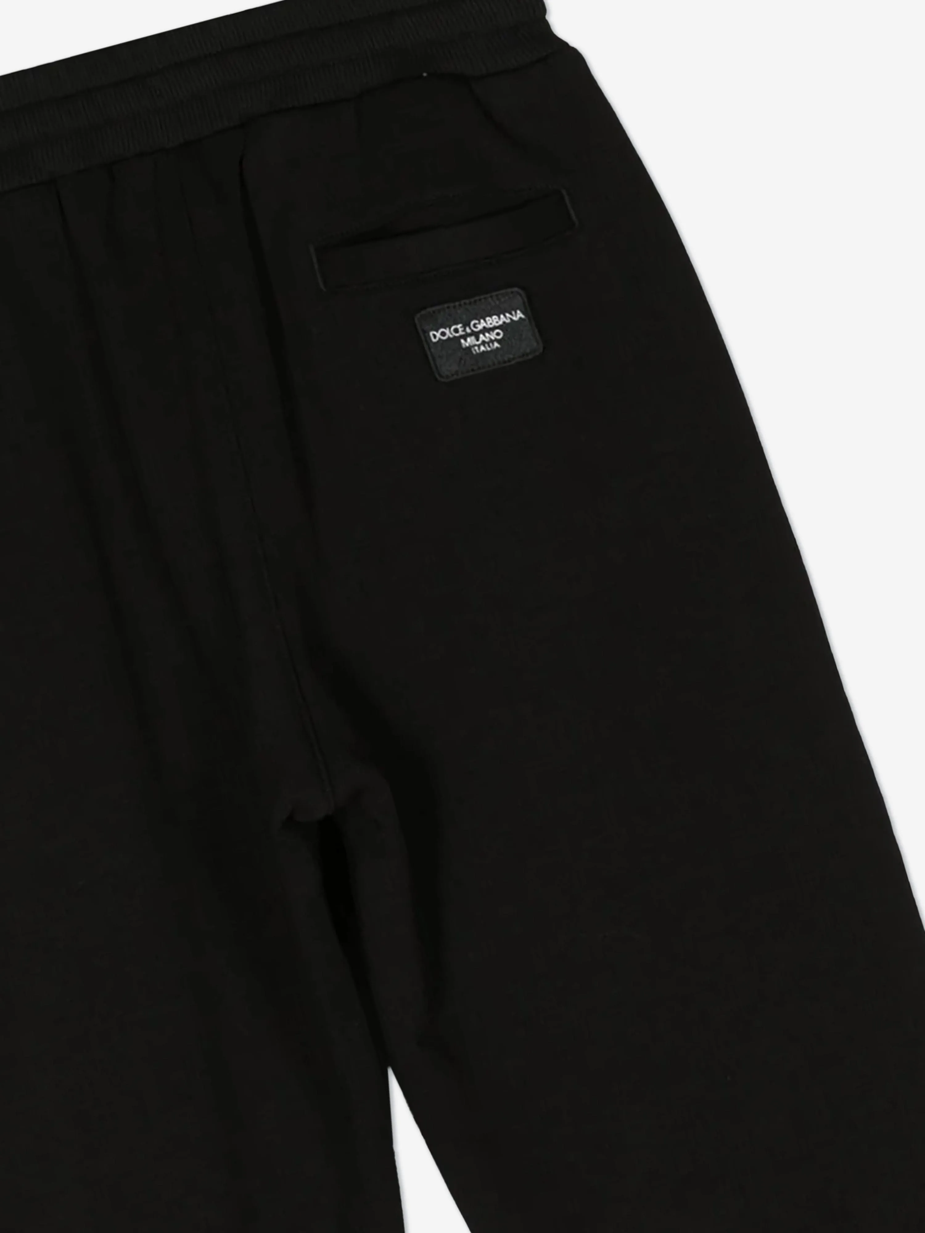 Dolce & Gabbana Jogginghose für Jungen mit Logo in Schwarz