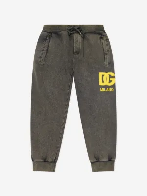 Dolce & Gabbana Jogginghose für Jungen mit Logo in Schwarz