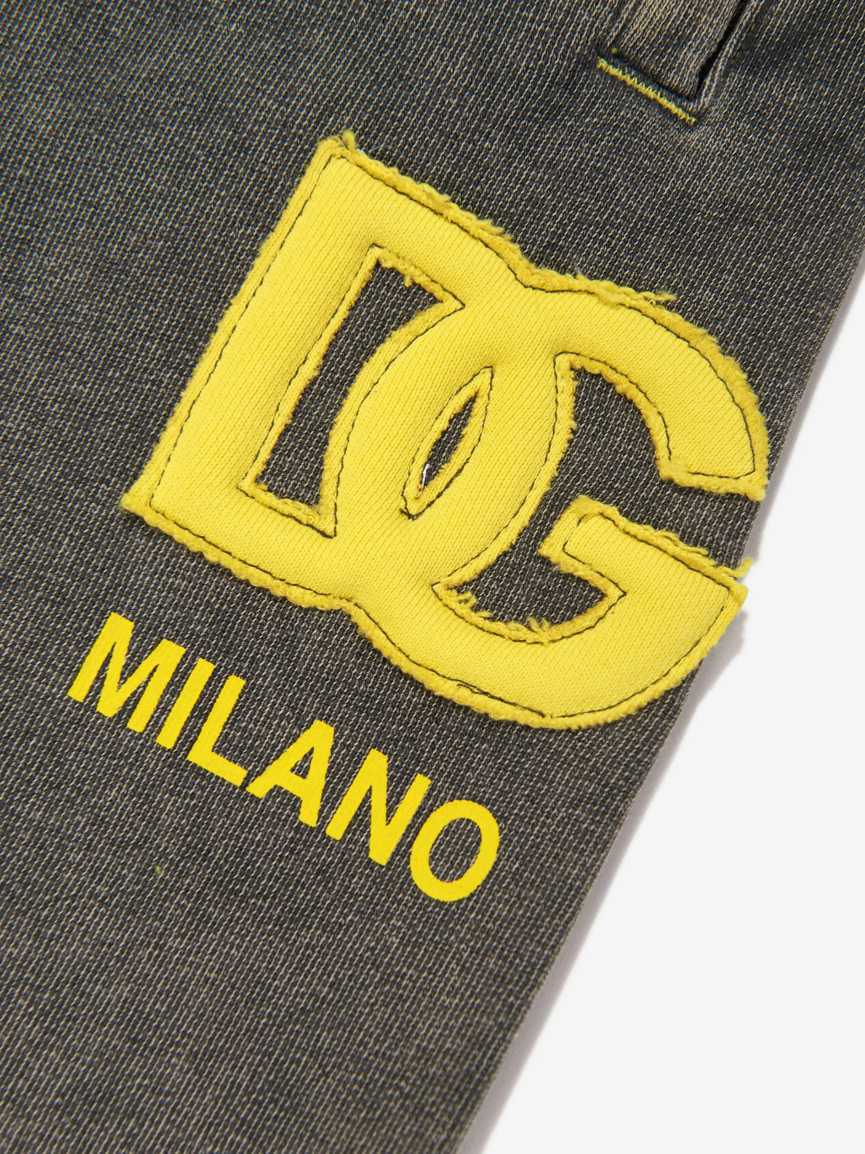 Dolce & Gabbana Jogginghose für Jungen mit Logo in Schwarz
