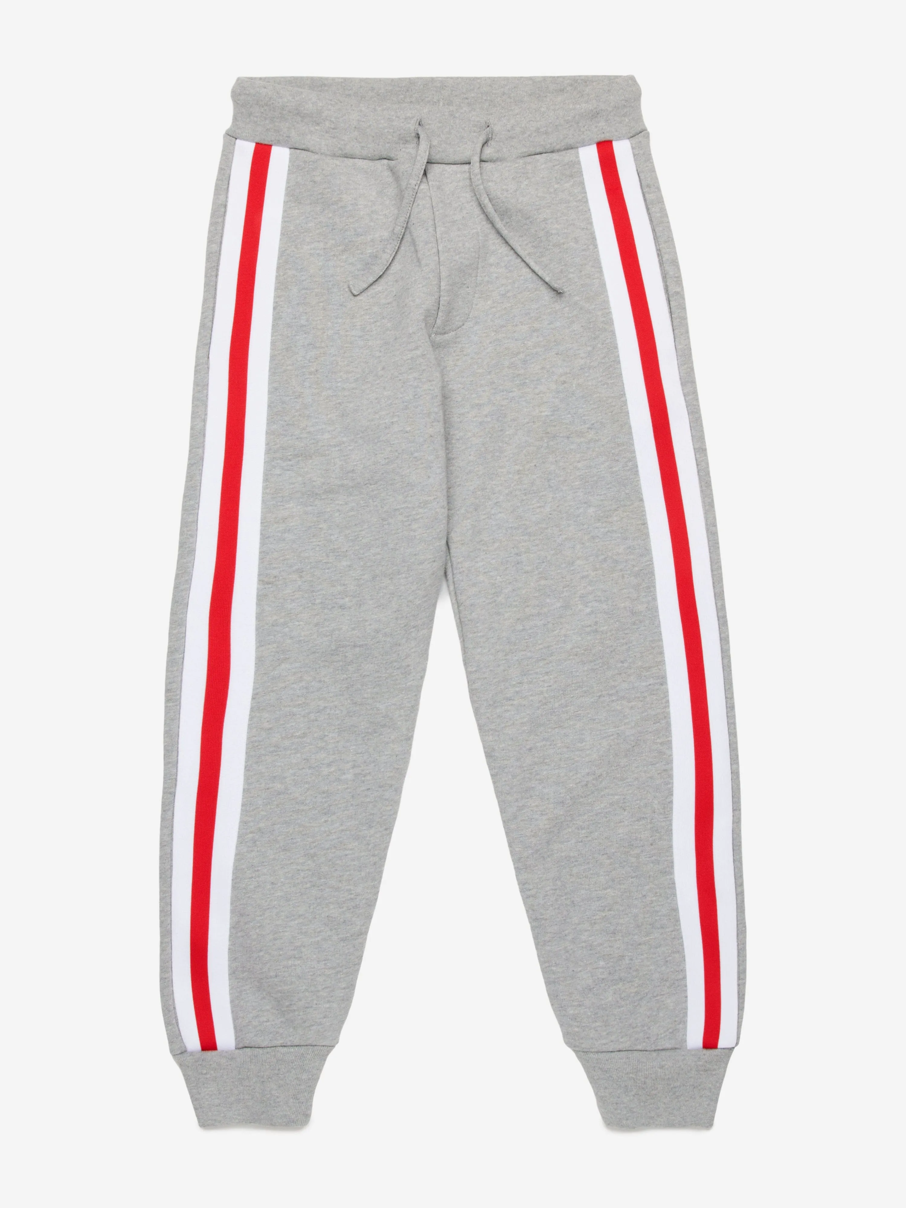 Dsquared2 Kids Jogginghose mit Streifenbesatz in Grau