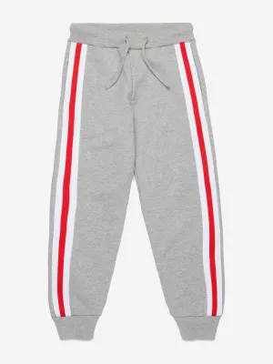 Dsquared2 Kids Jogginghose mit Streifenbesatz in Grau