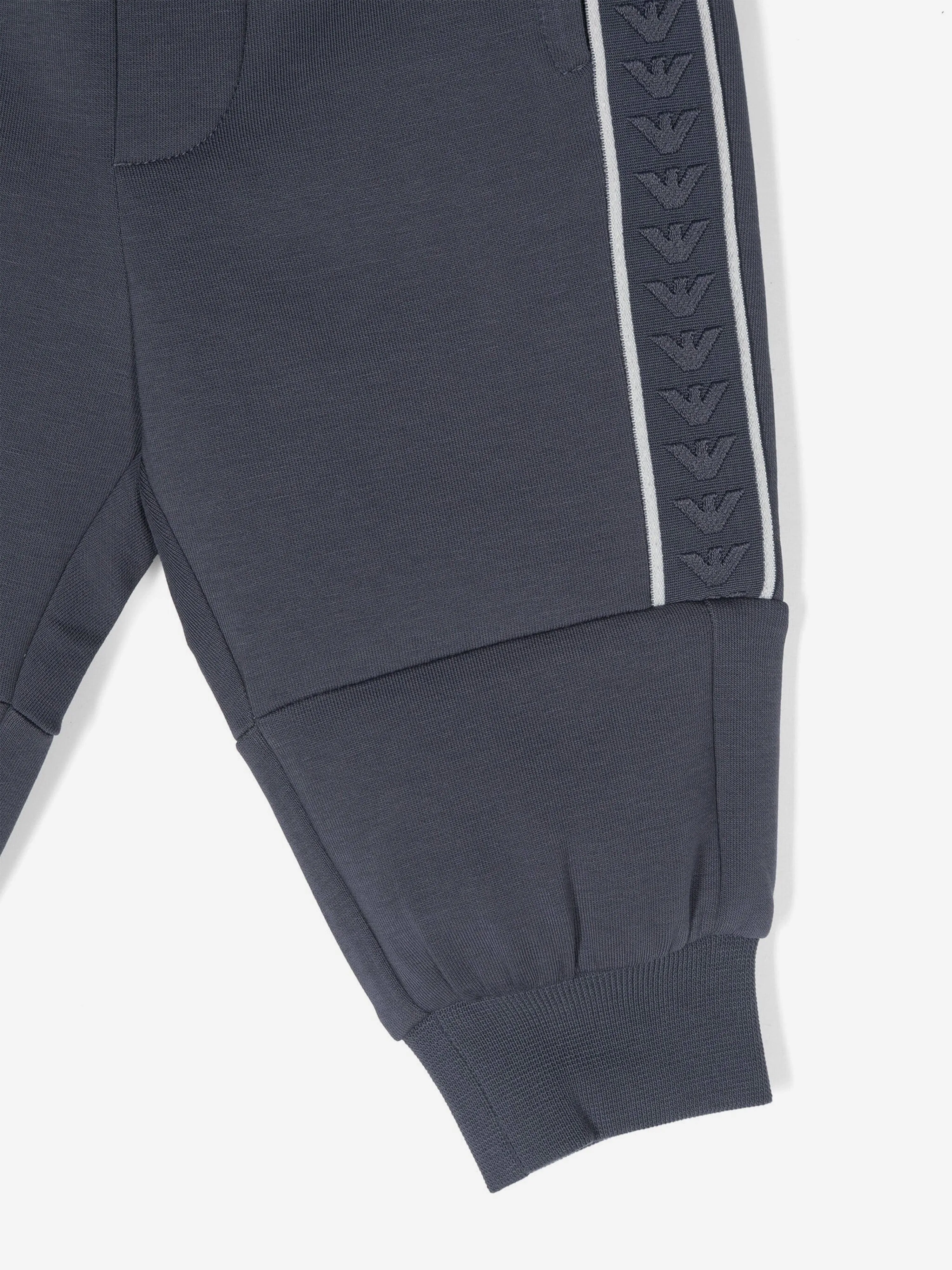 Emporio Armani Baby Boys Logo Jogginghose in Blau