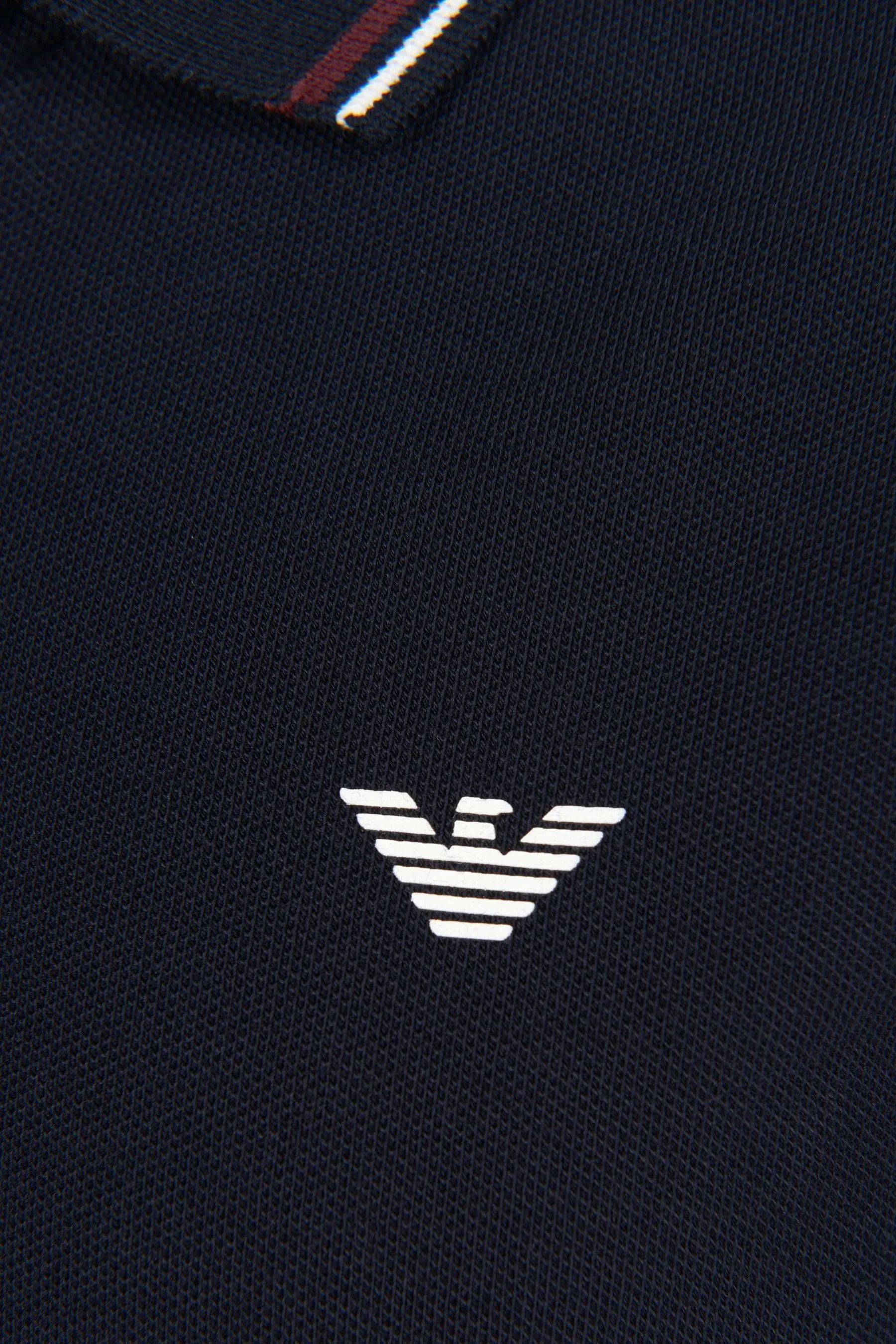 Emporio Armani Baby Boys Logo Polo-Shirt in Marineblau