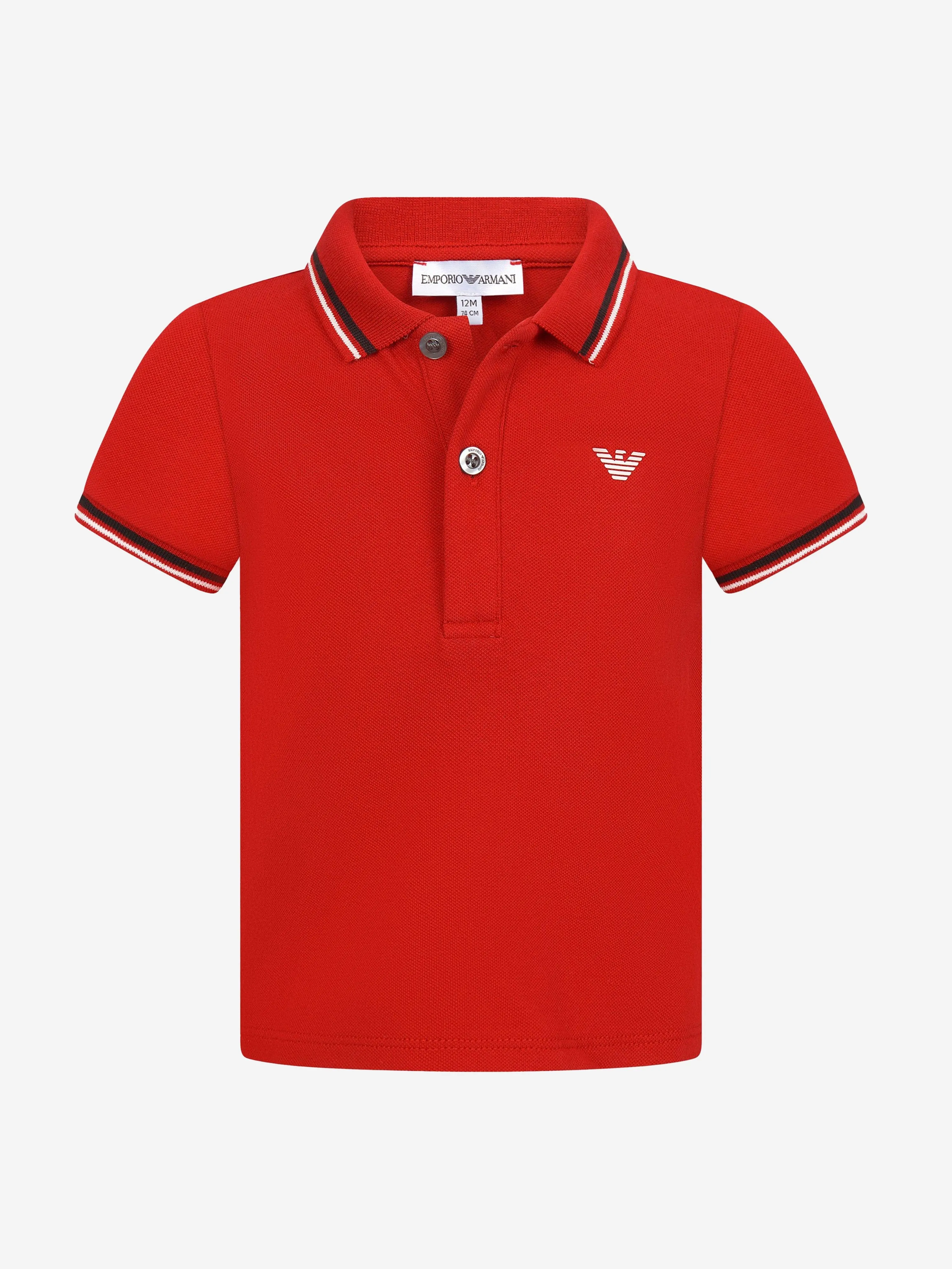 Emporio Armani Baby Boys Logo Polo-Shirt