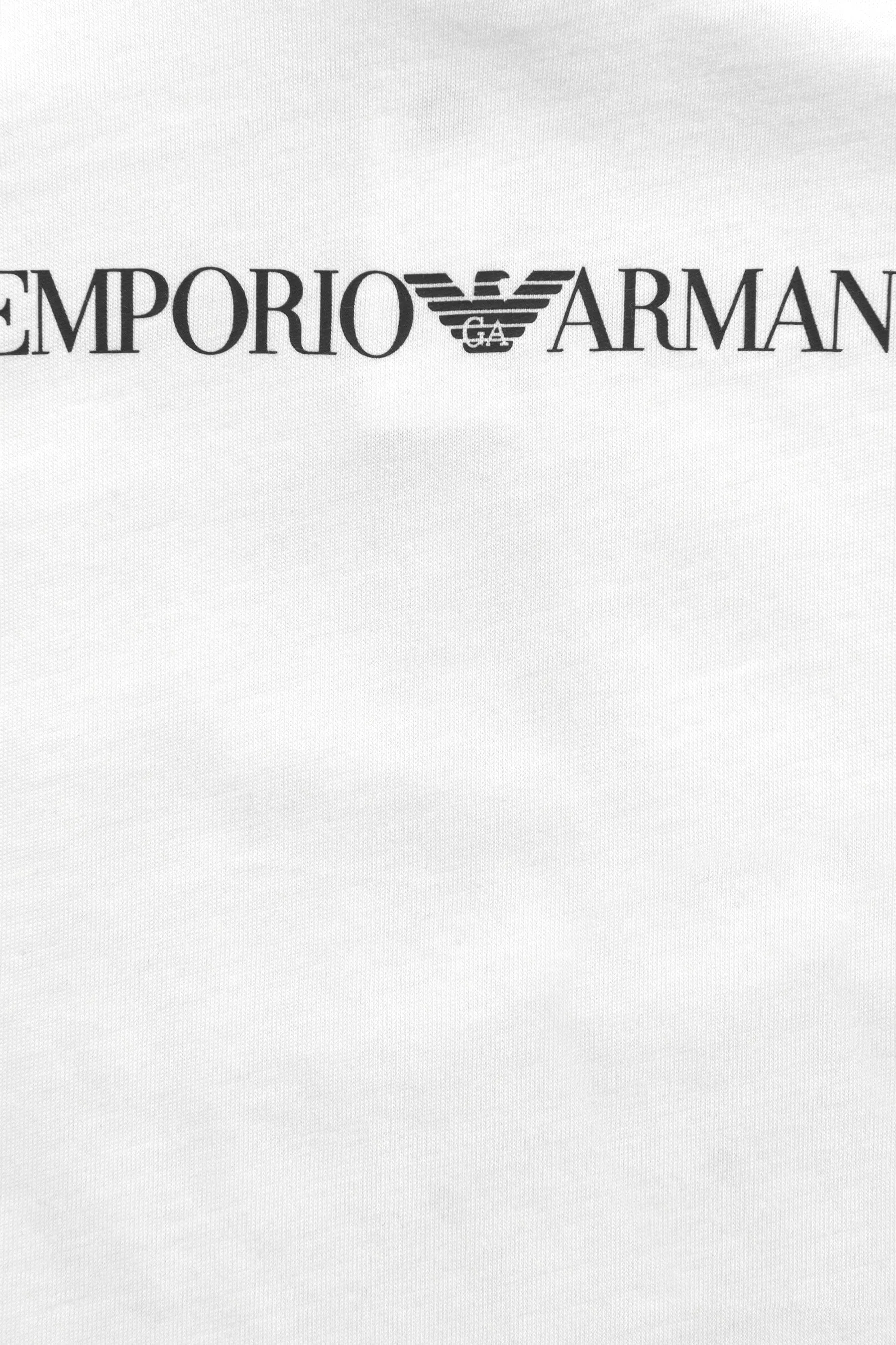 Emporio Armani Baby Boys Logo T-Shirt in Weiß