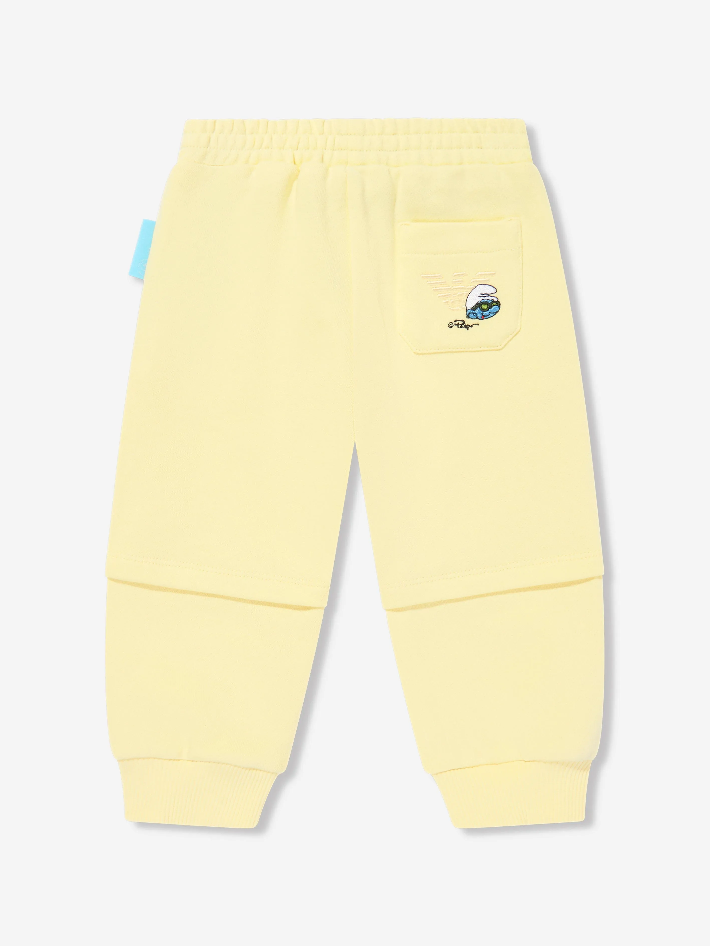 Emporio Armani Baby Boys Smurf Jogginghose in Gelb