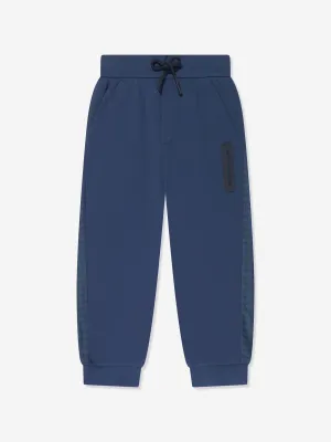 Emporio Armani Jogginghose für Jungen mit Logo in Blau