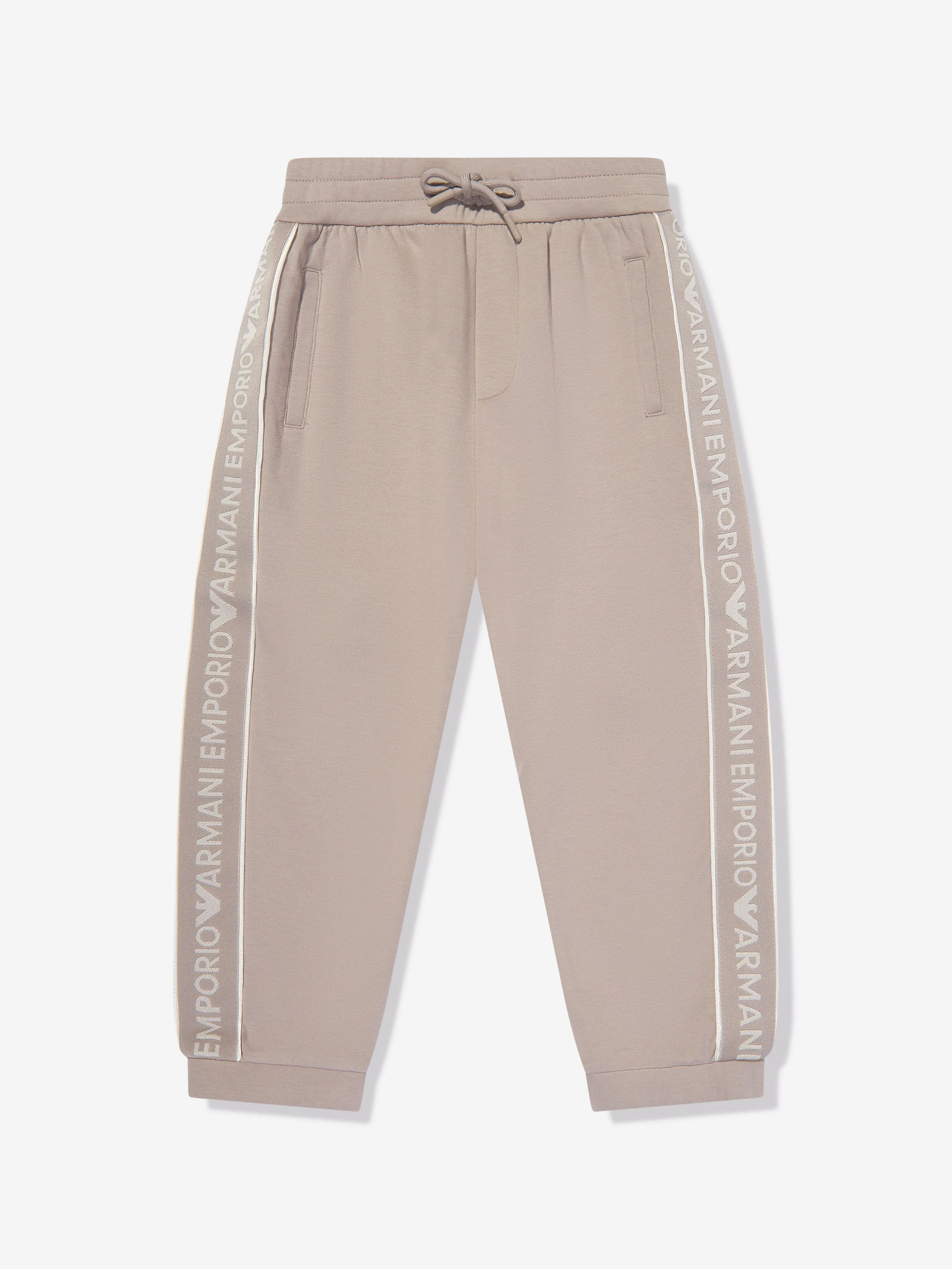 Emporio Armani Jogginghose für Jungen mit Logo in Braun