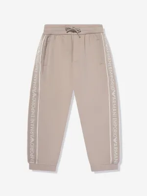 Emporio Armani Jogginghose für Jungen mit Logo in Braun