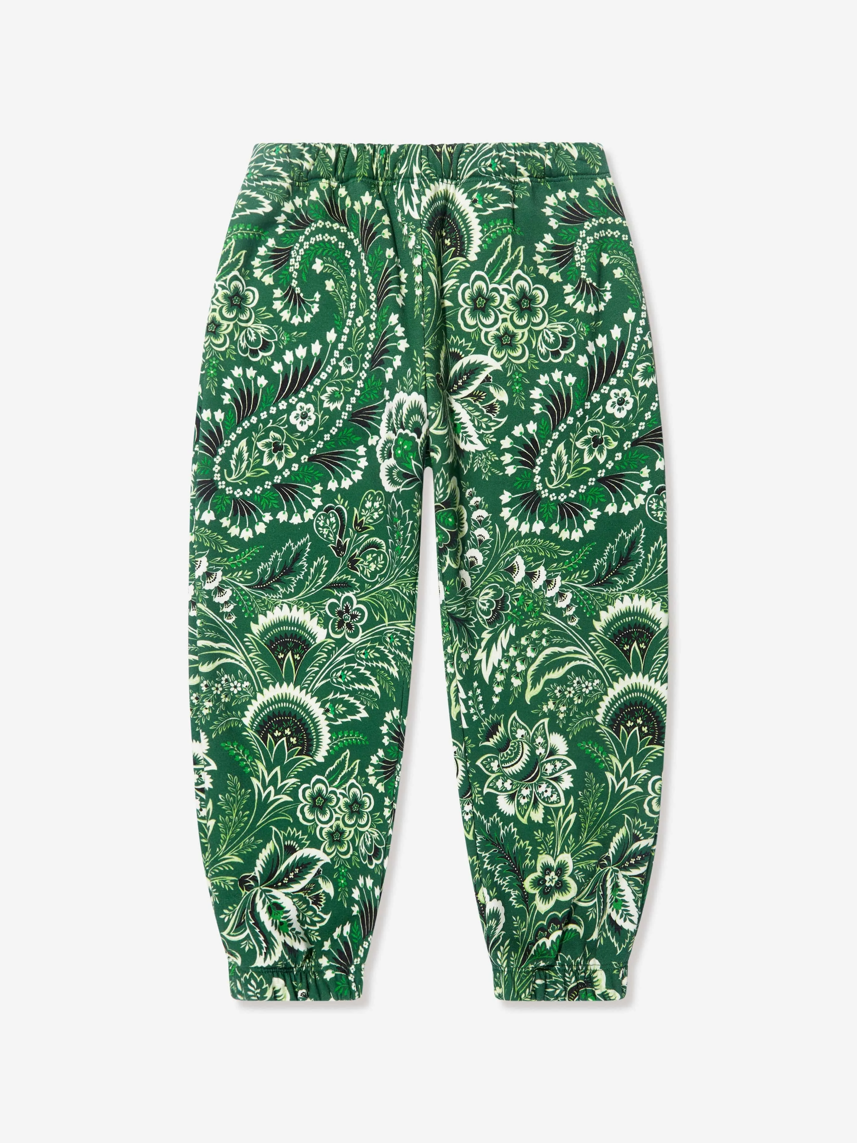 Etro Boys Floral Paisley Jogginghose in Grün