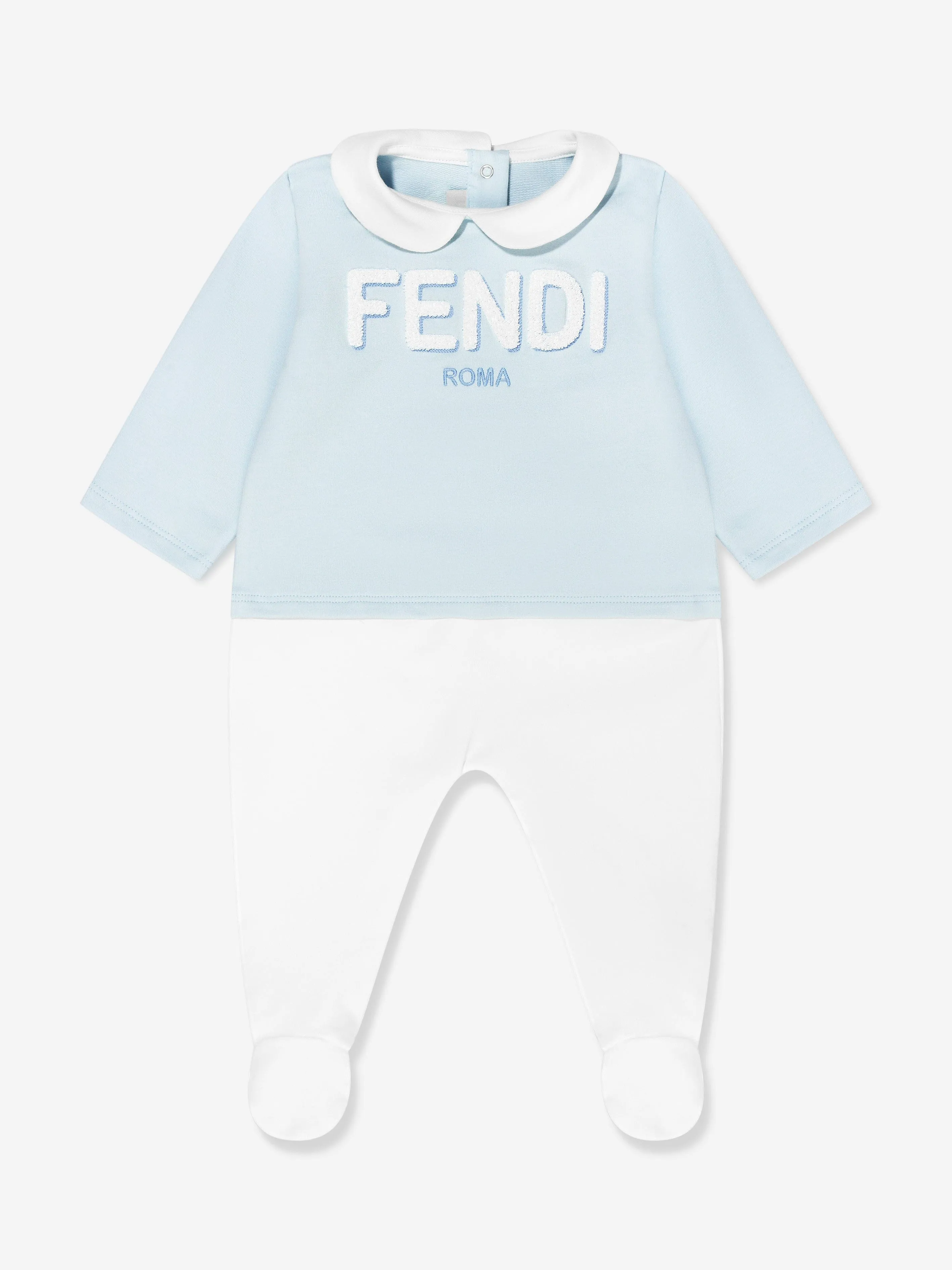 Fendi Baby Boys Babygrow Geschenkset in Blau
