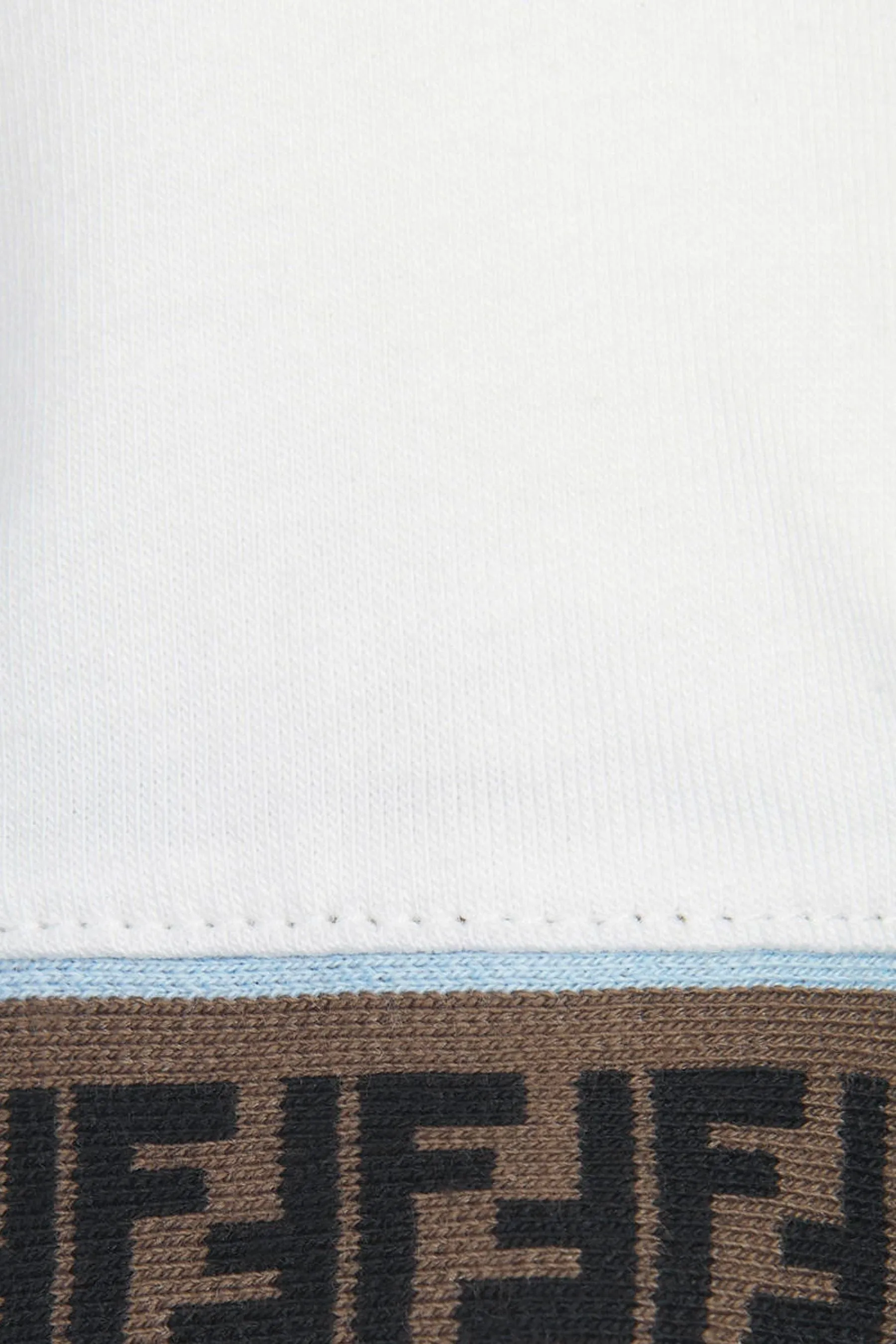 Fendi Baby Boys FF Logo T-Shirt mit Saum in Weiß