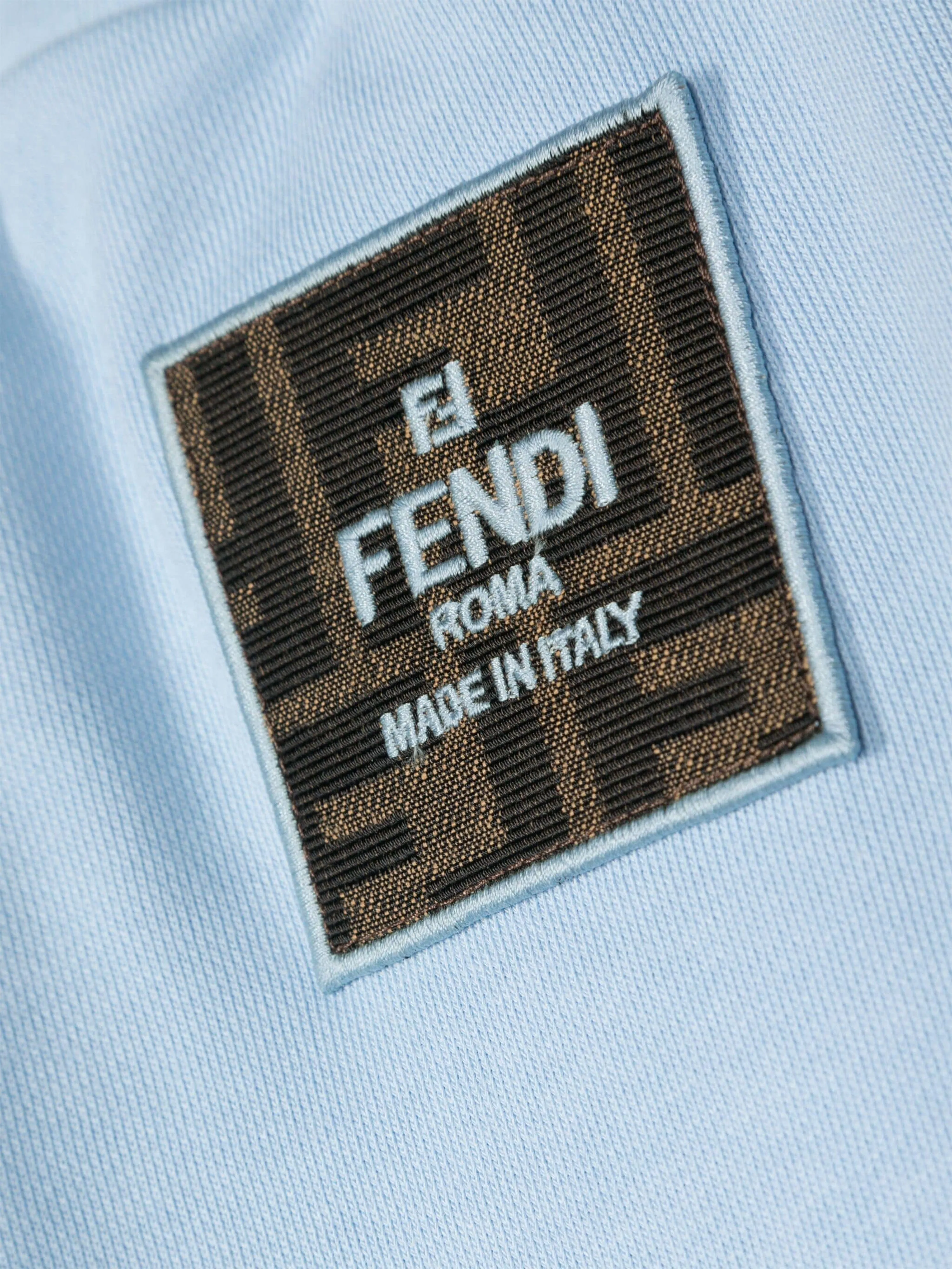 Fendi Baby Boys Logo Joggerhose in Blau