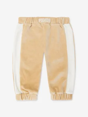 Fandi Baby Chenille Jogginghosen in Beige