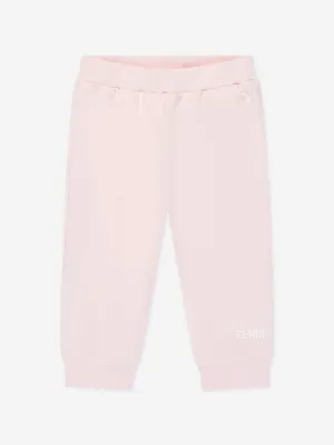 Fendi Baby Girls Logo Jogginghose in Rosa