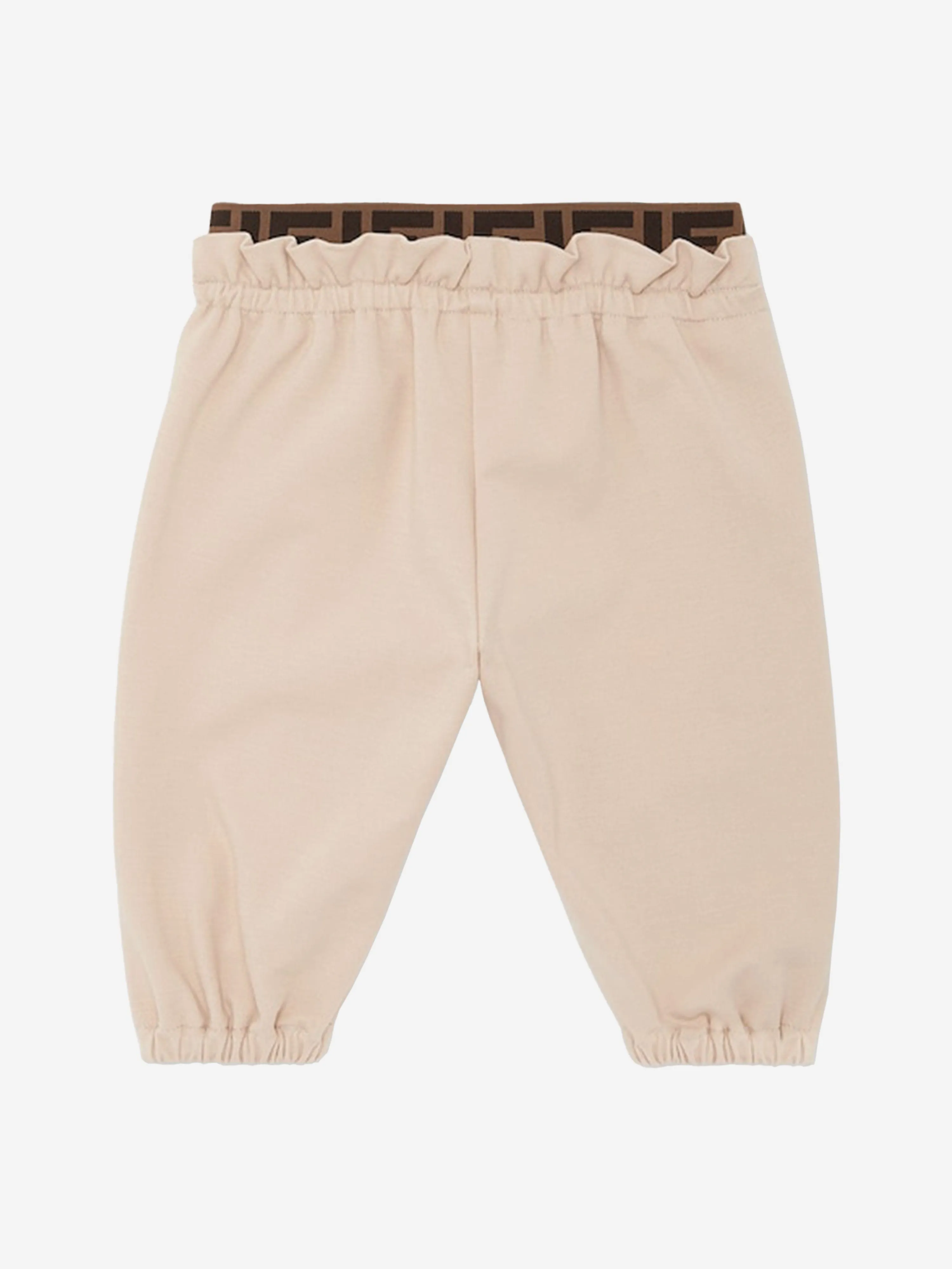 Fendi Baby Girls Punto Milano Hose in Beige