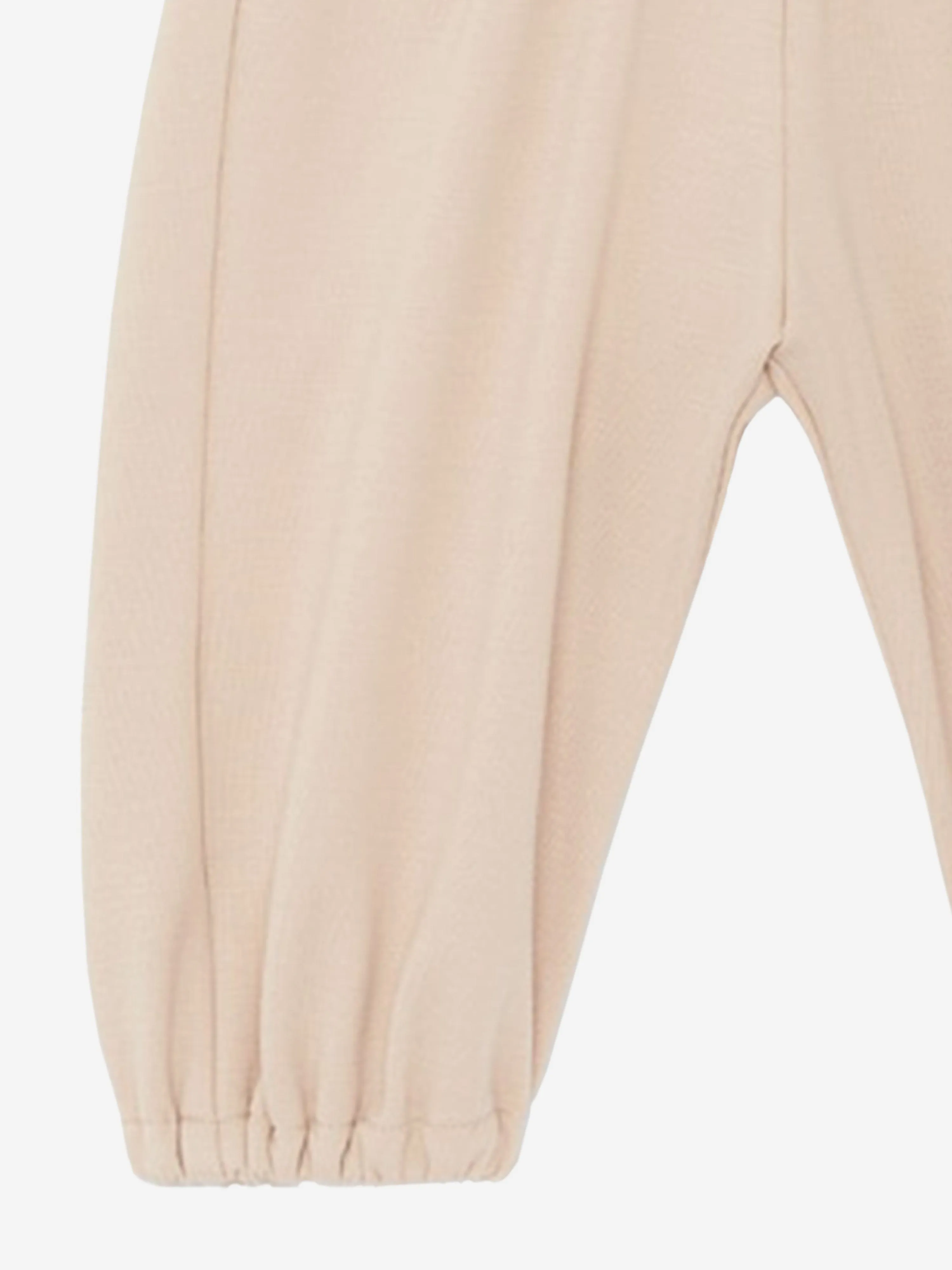Fendi Baby Girls Punto Milano Hose in Beige