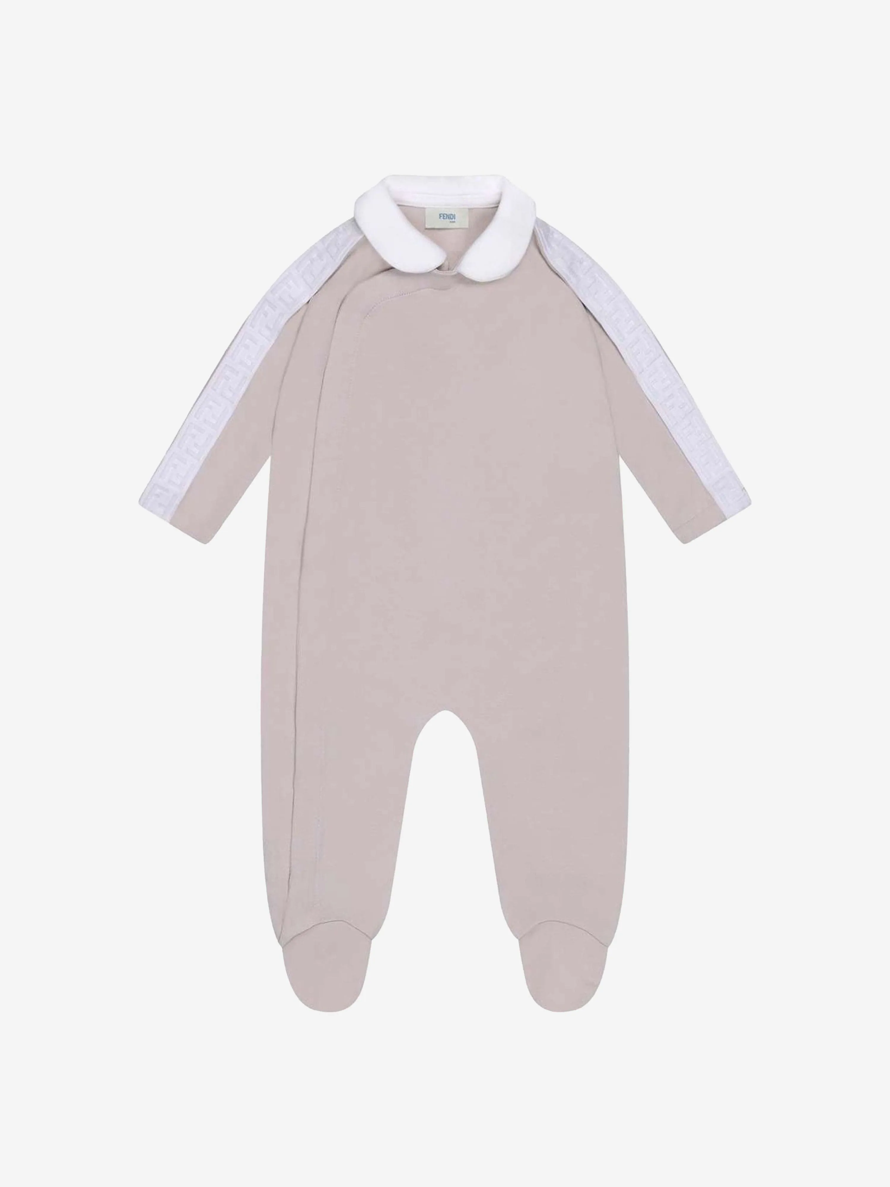 Fendi Baby Logo Babygrow Geschenkset in Beige