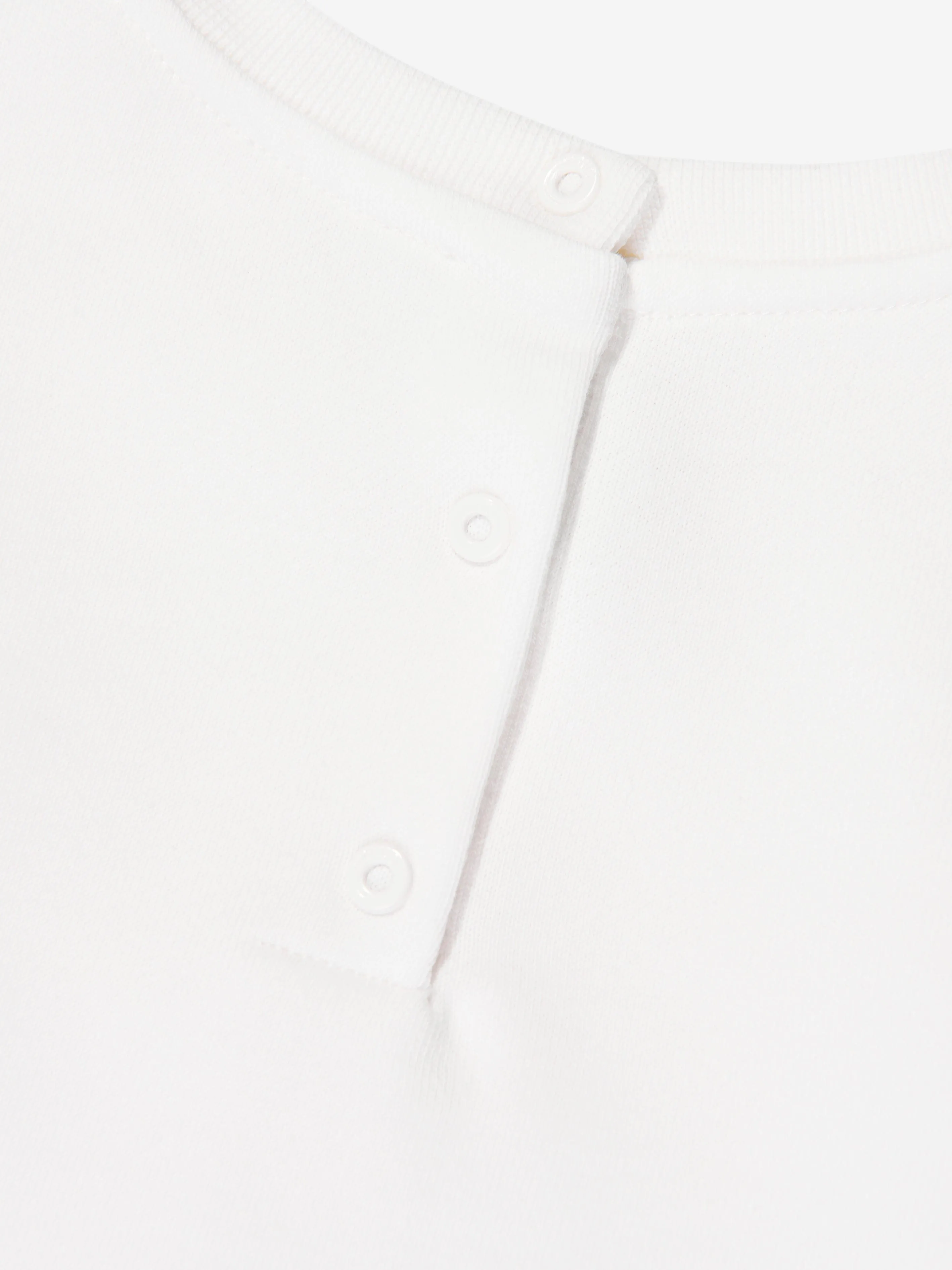Fendi Baby Logo Sweatshirt in Elfenbein