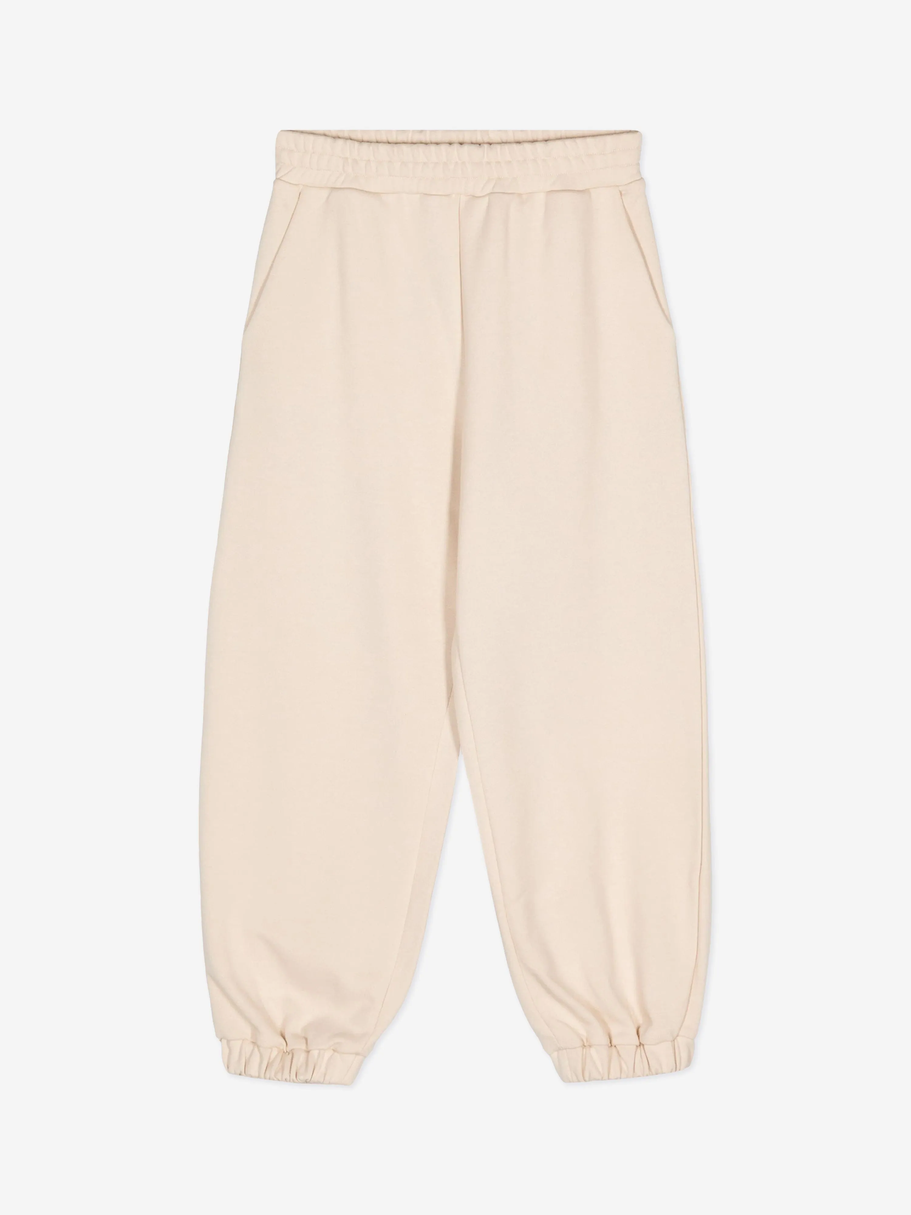 Fendi Kids Logo Jogginghose in Beige