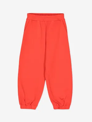 Fendi Kids Logo Jogginghose in Rot