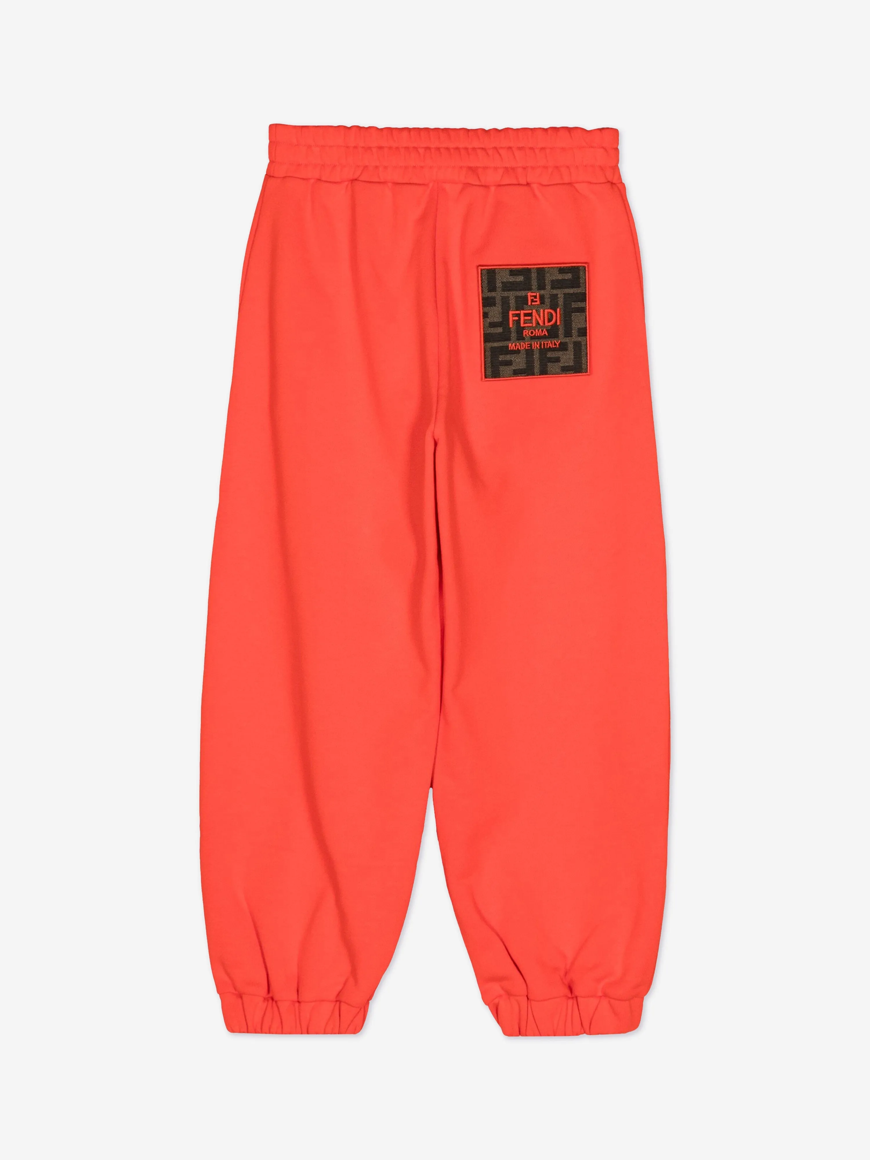 Fendi Kids Logo Jogginghose in Rot