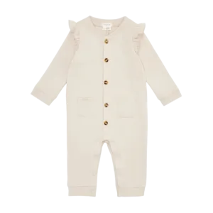 FIRSTS Crème Rüschen-Playsuit