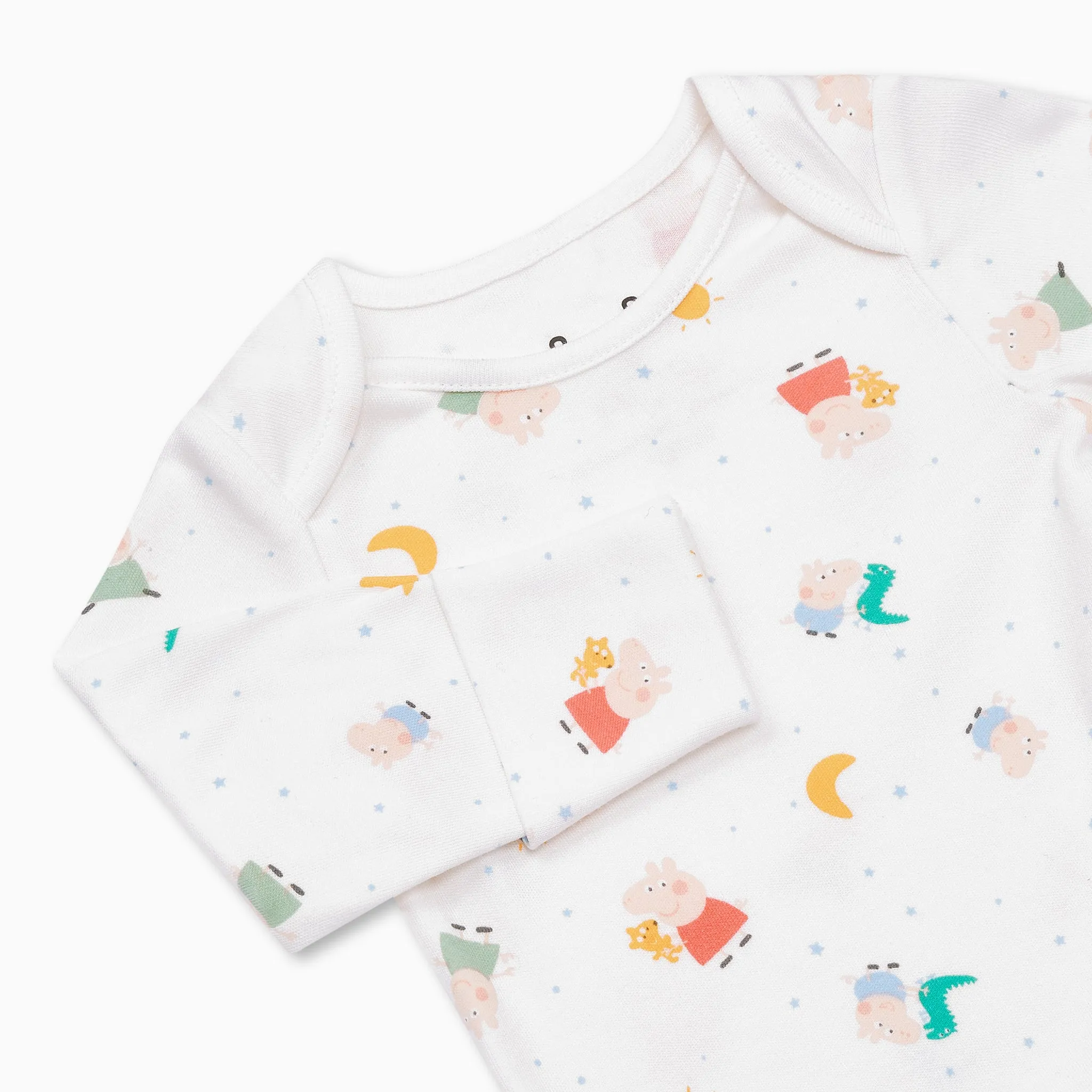 George Pig Rippen-Latzhose & Body-Outfit