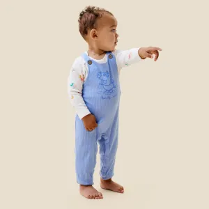 George Pig Rippen-Latzhose & Body-Outfit