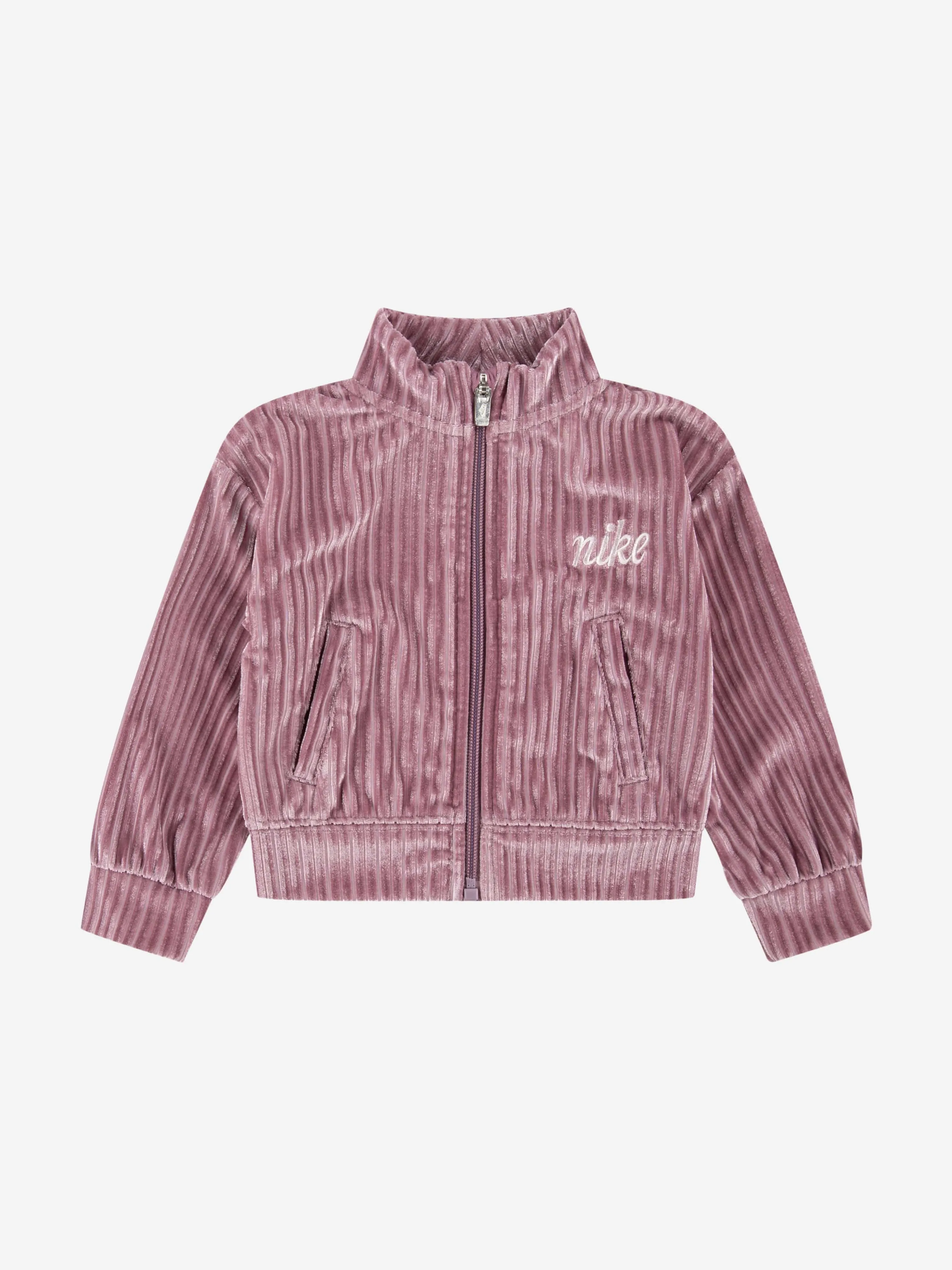 Gemütliches Rippen-Tracksuit für Mädchen in Lila