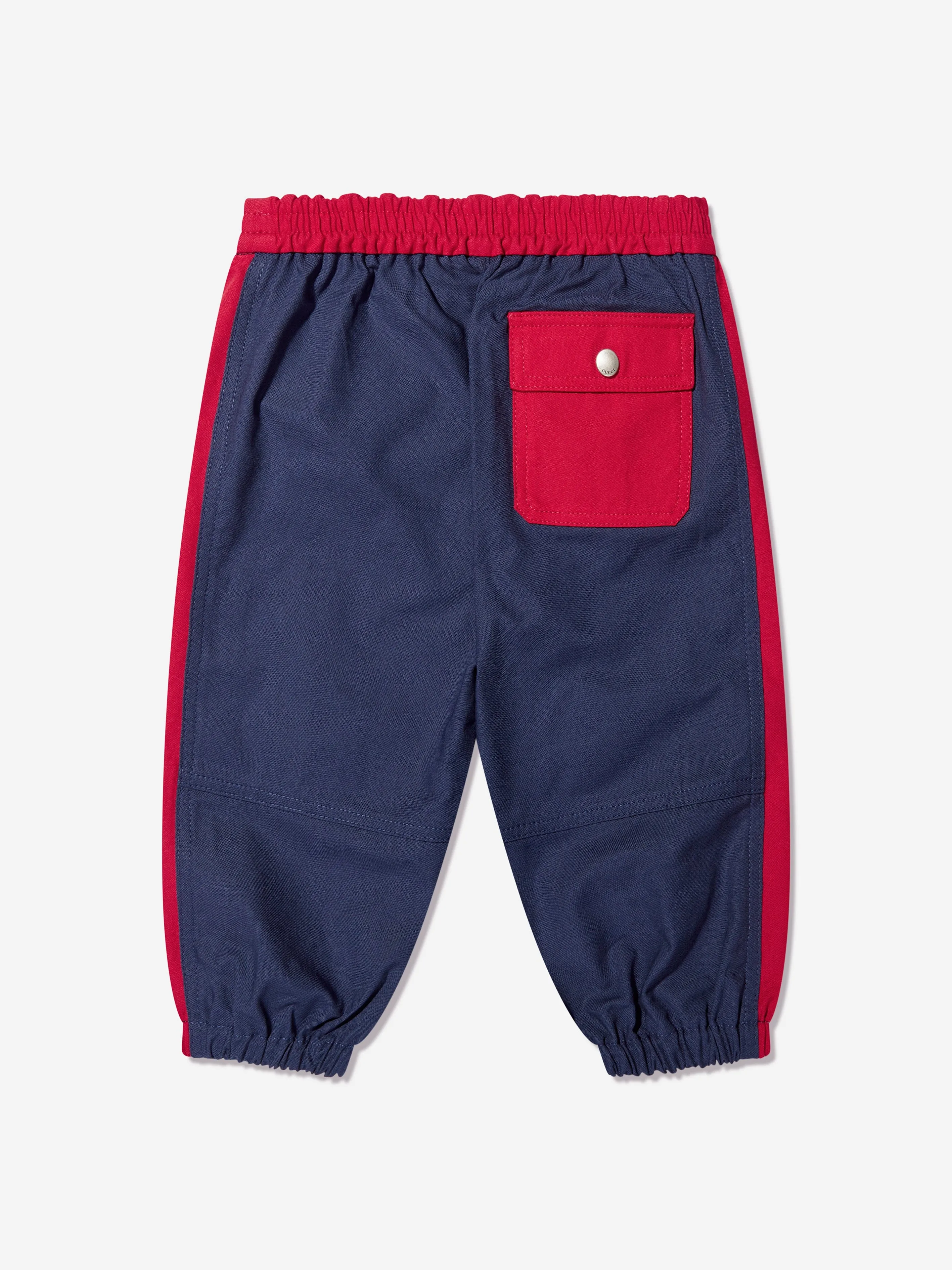 Gucci Baby Boys Logo Joggerhose in Marineblau