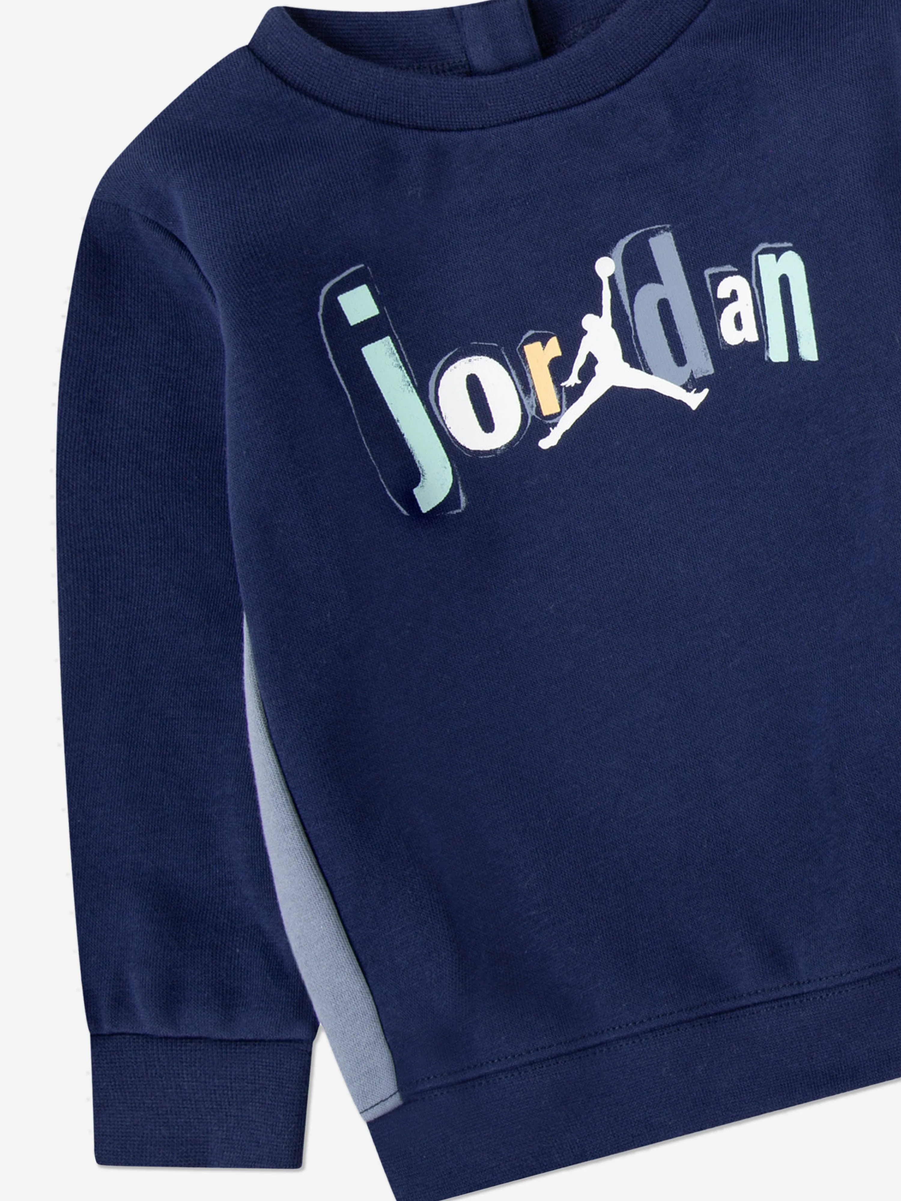 Jordan Boys Jumpman Team Blocked Tracksuit in Marineblau