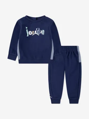 Jordan Boys Jumpman Team Blocked Tracksuit in Marineblau