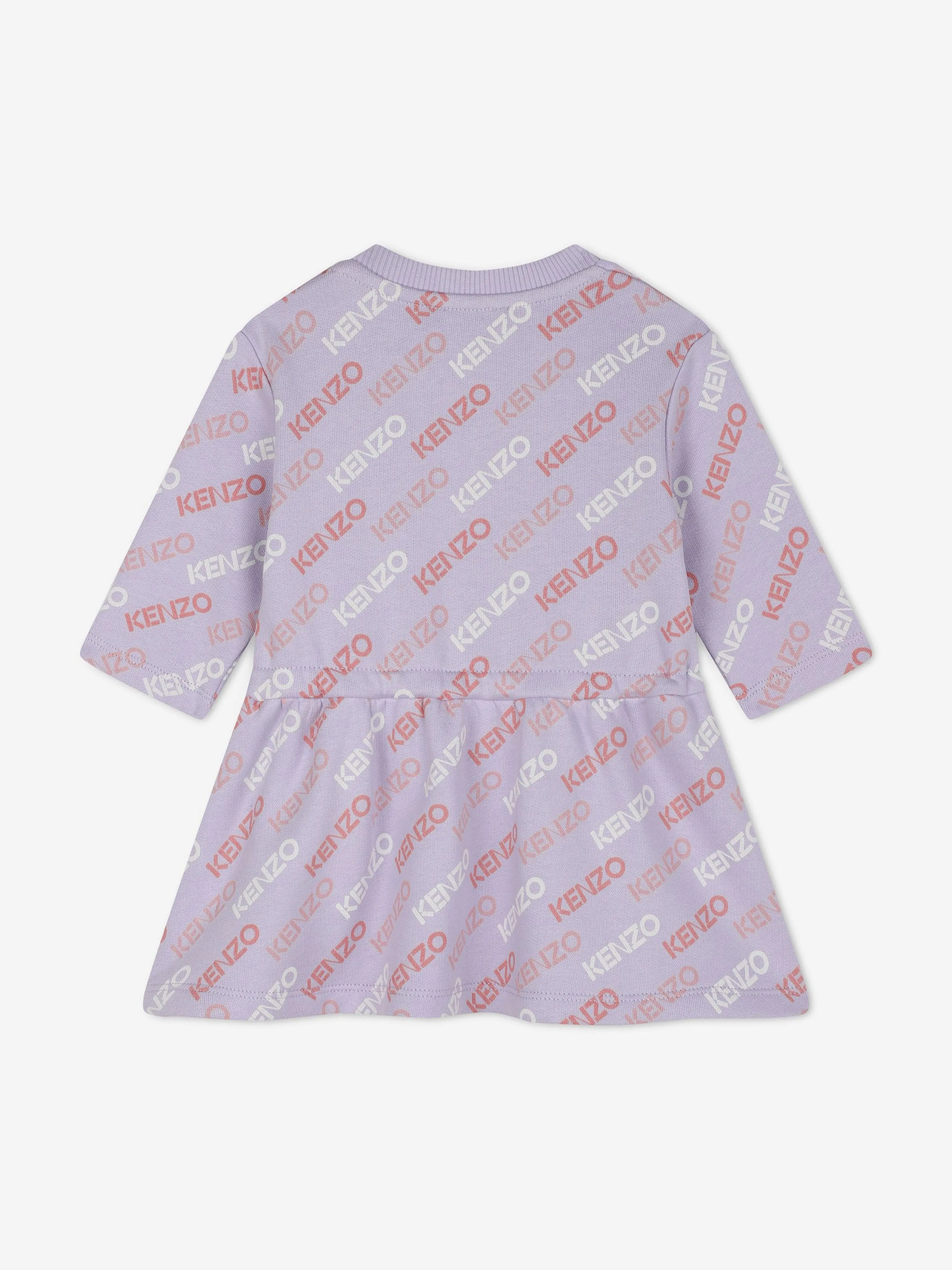 KENZO Baby Girls Logo Pulloverkleid in Lila