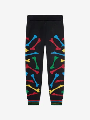 Kids Bones Gestapelte Joggerhose in Schwarz