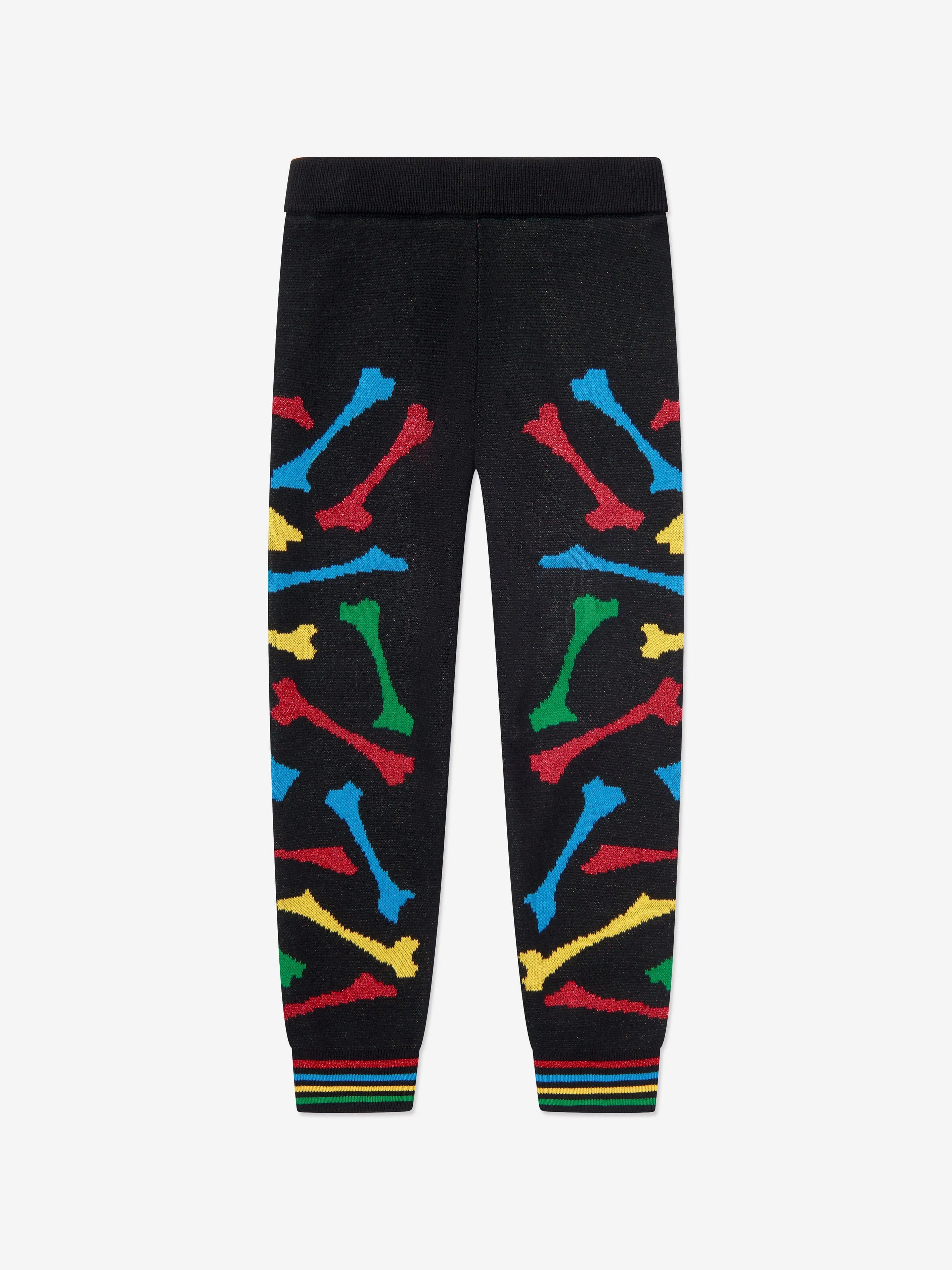 Kids Bones Gestapelte Joggerhose in Schwarz