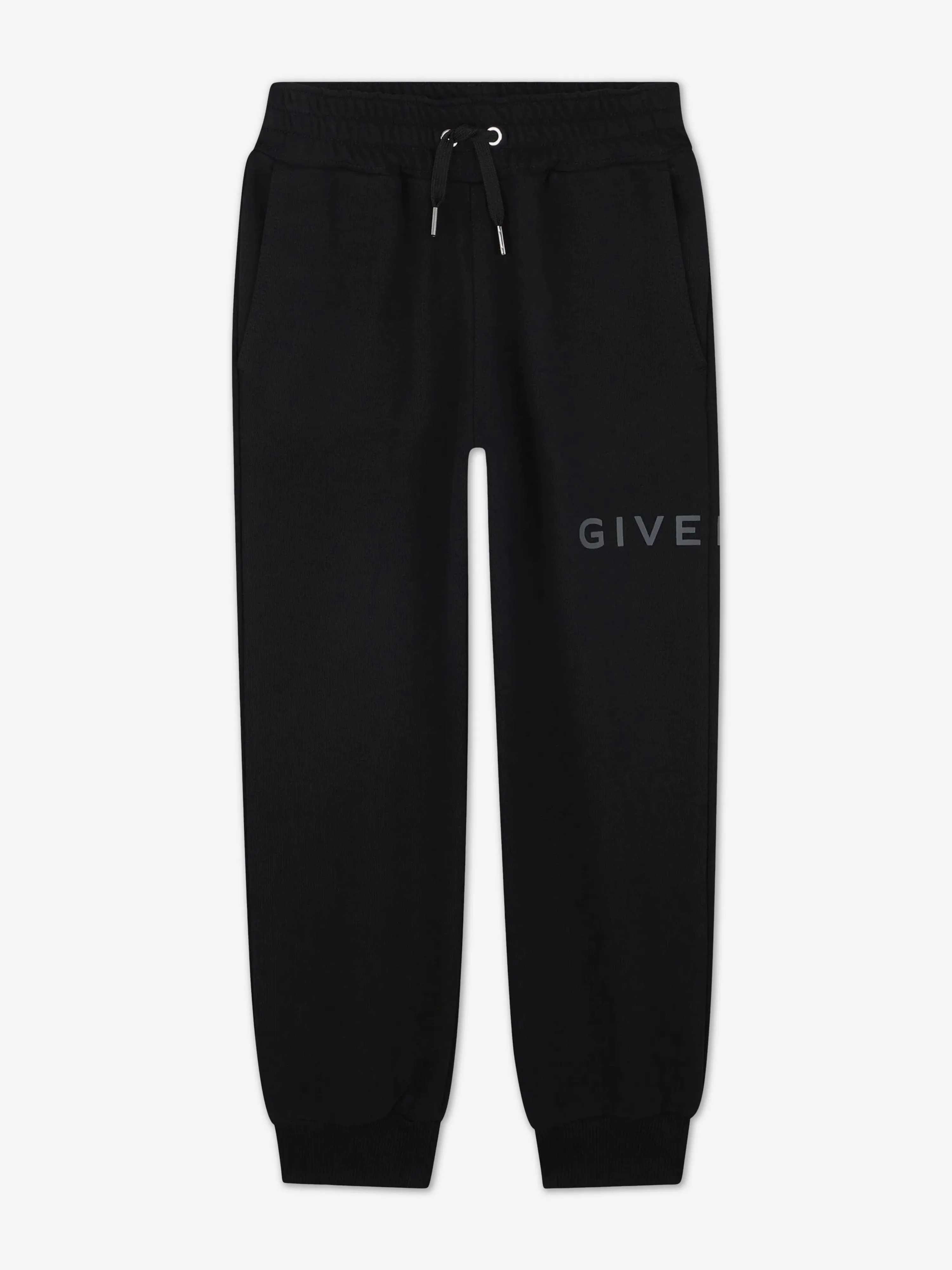 Jogginghose mit Kinder-Logo-Print in Schwarz