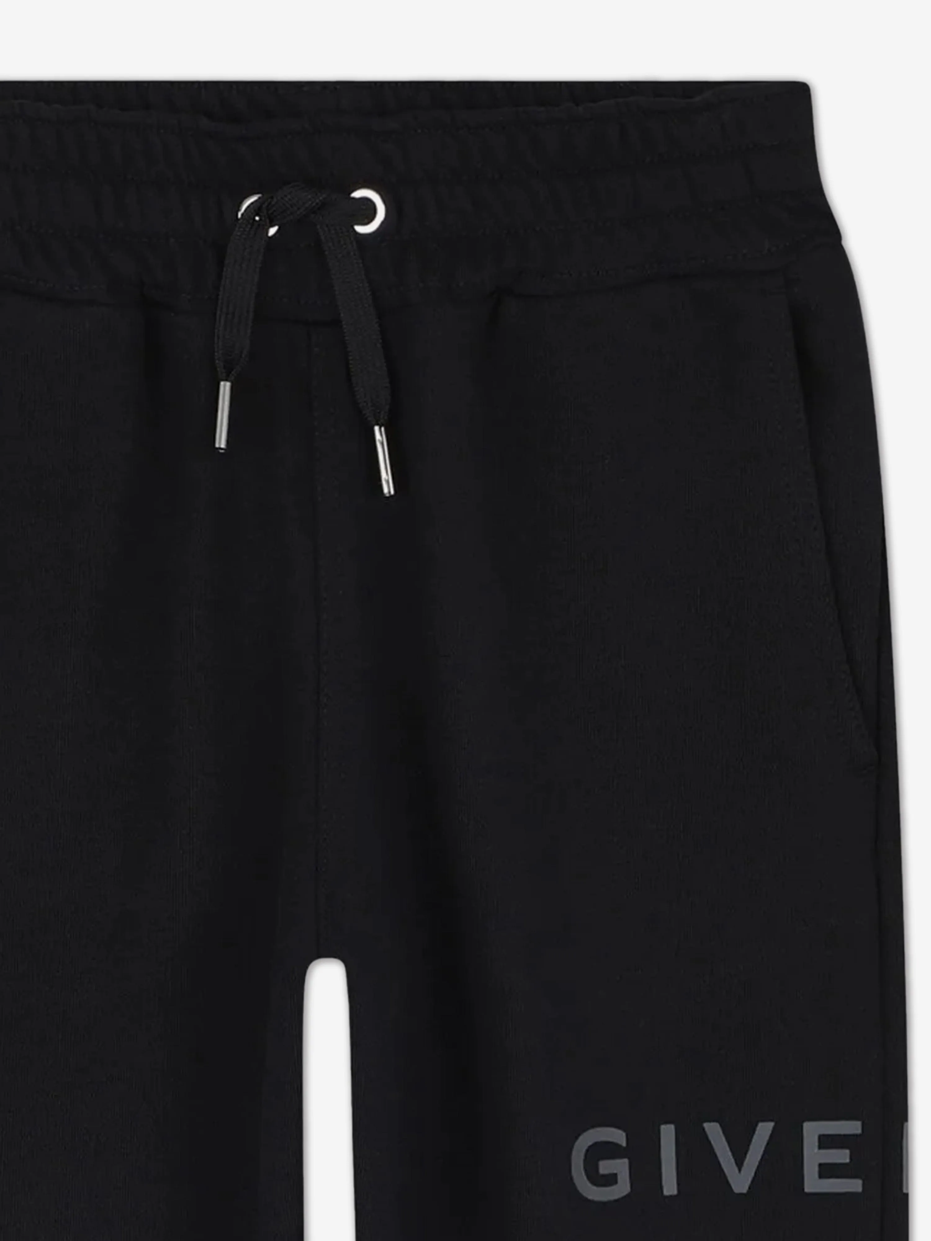 Jogginghose mit Kinder-Logo-Print in Schwarz