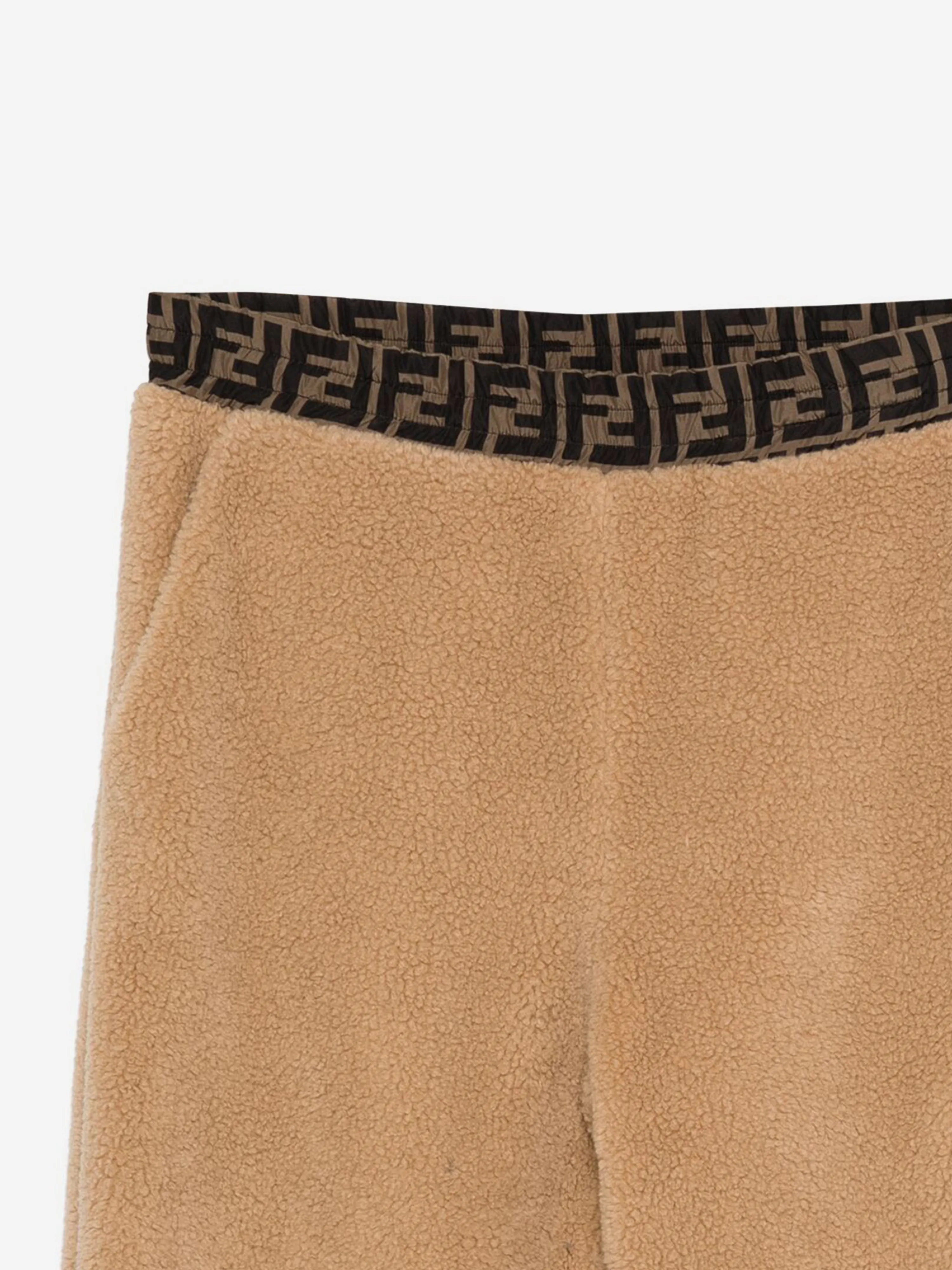 Kinder Teddy Joggerhose in Beige