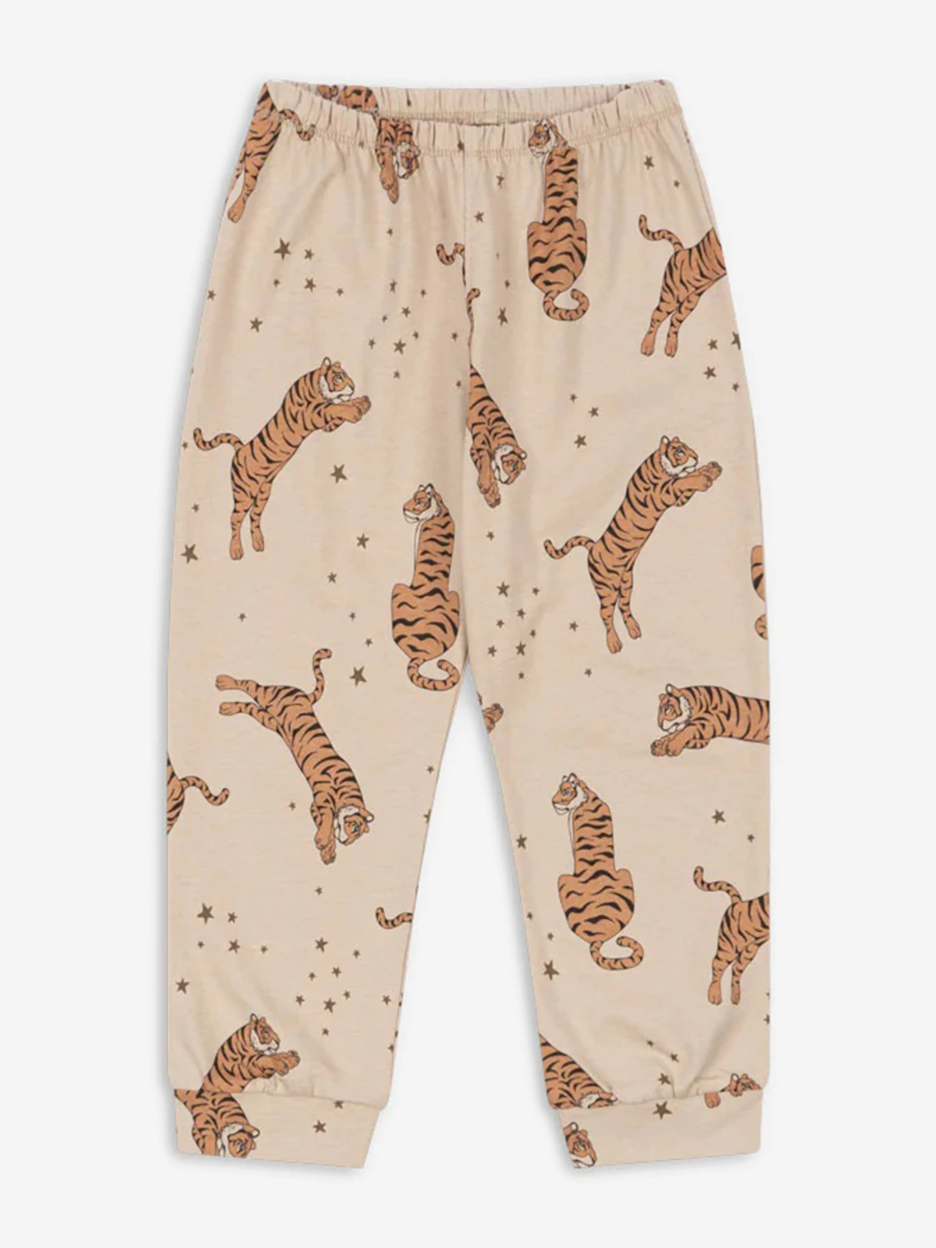 Konges Sl?jd Kids Drey Tiger Joggerhose in Elfenbein