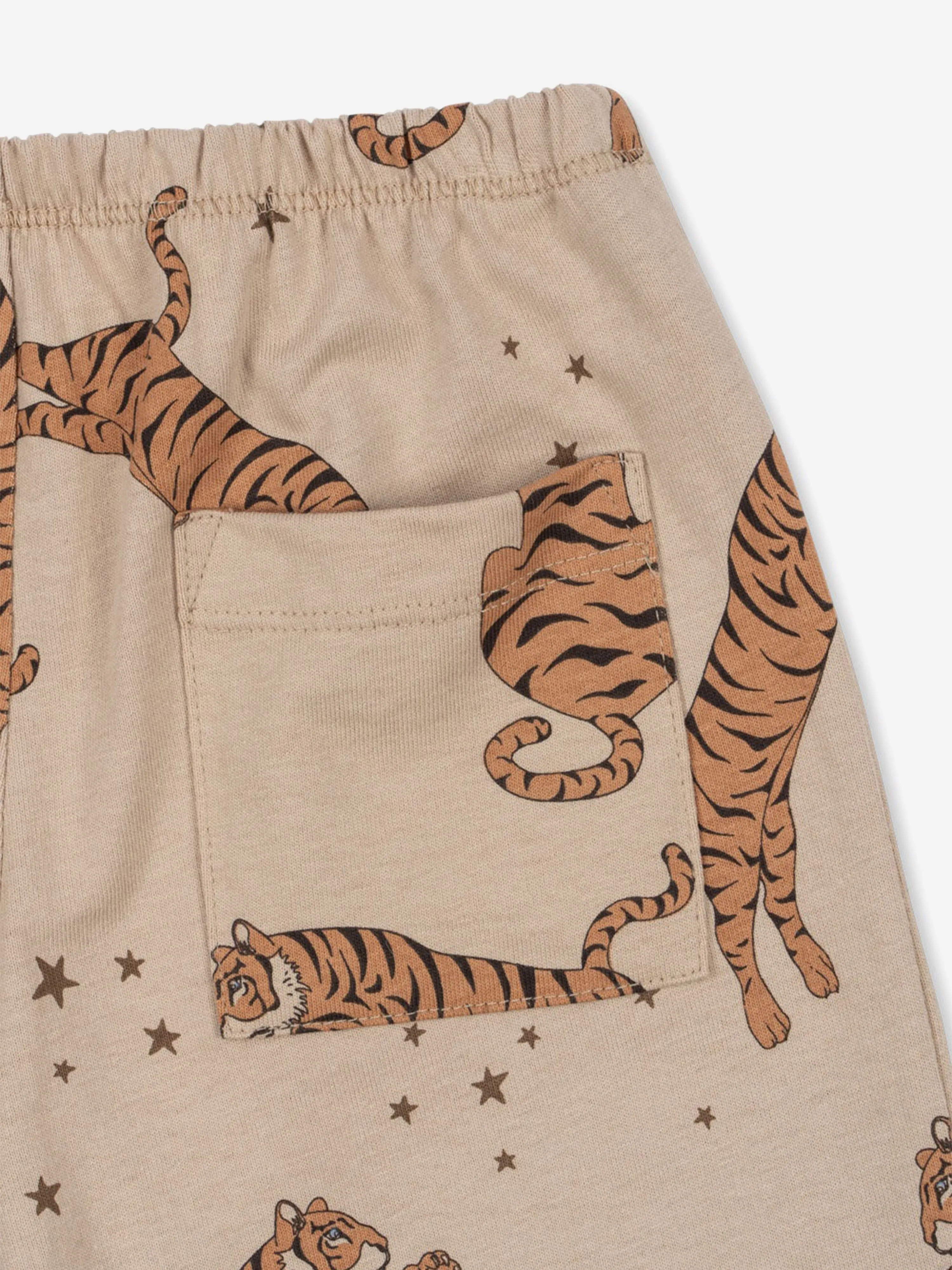 Konges Sl?jd Kids Drey Tiger Joggerhose in Elfenbein
