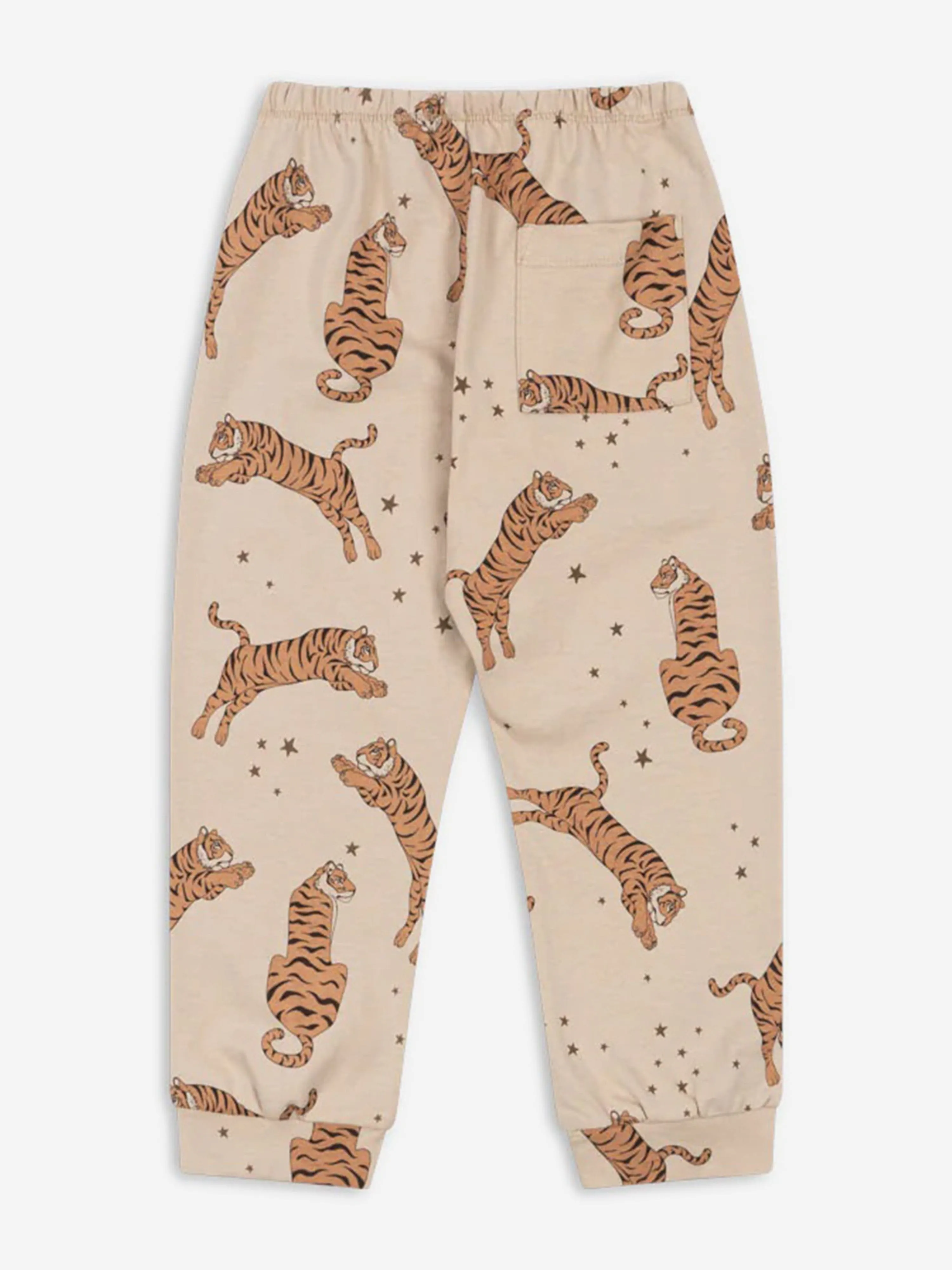 Konges Sl?jd Kids Drey Tiger Joggerhose in Elfenbein