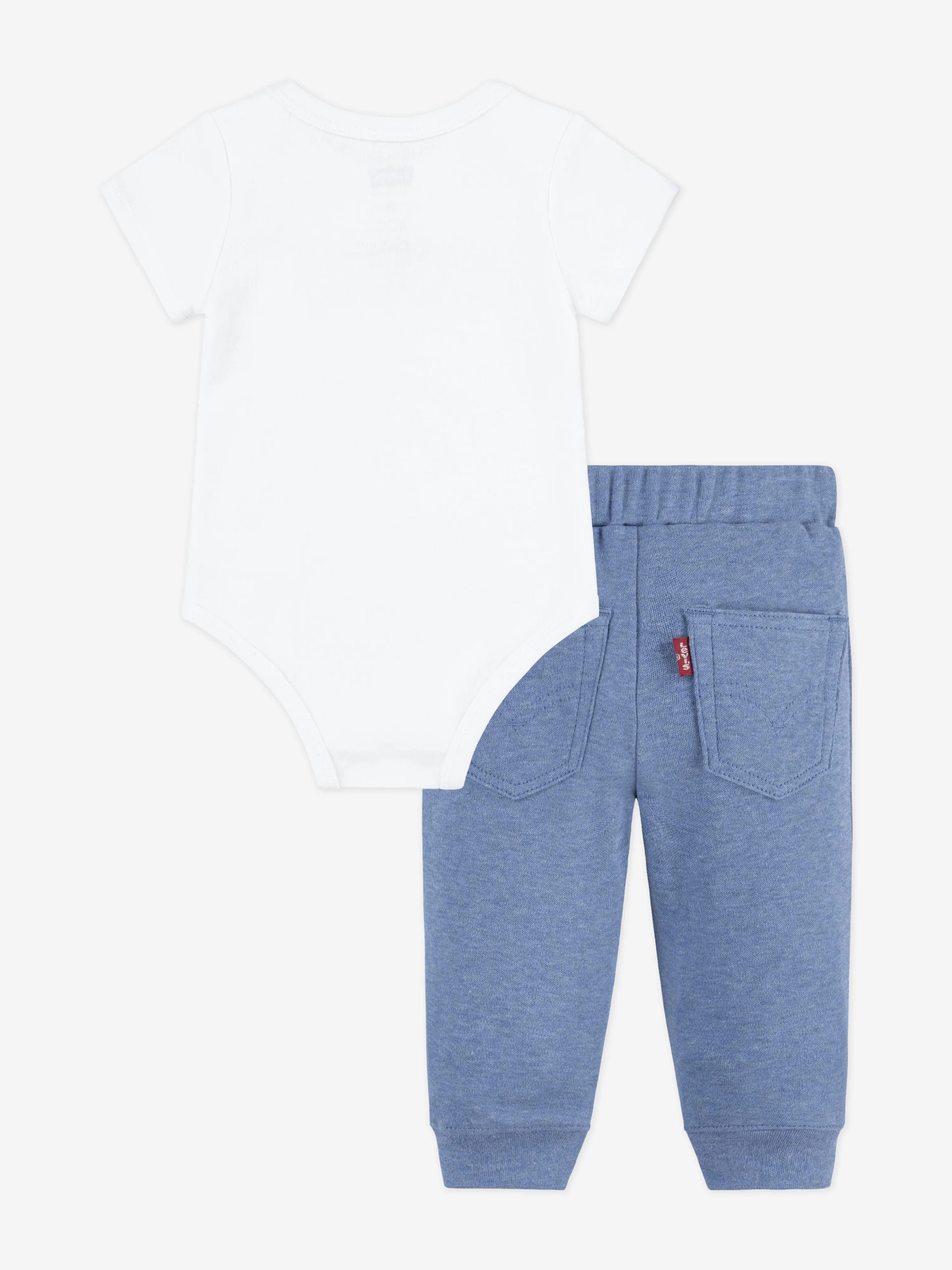 Levi's Baby Boys Batwing Bodysuit-Set in Weiß