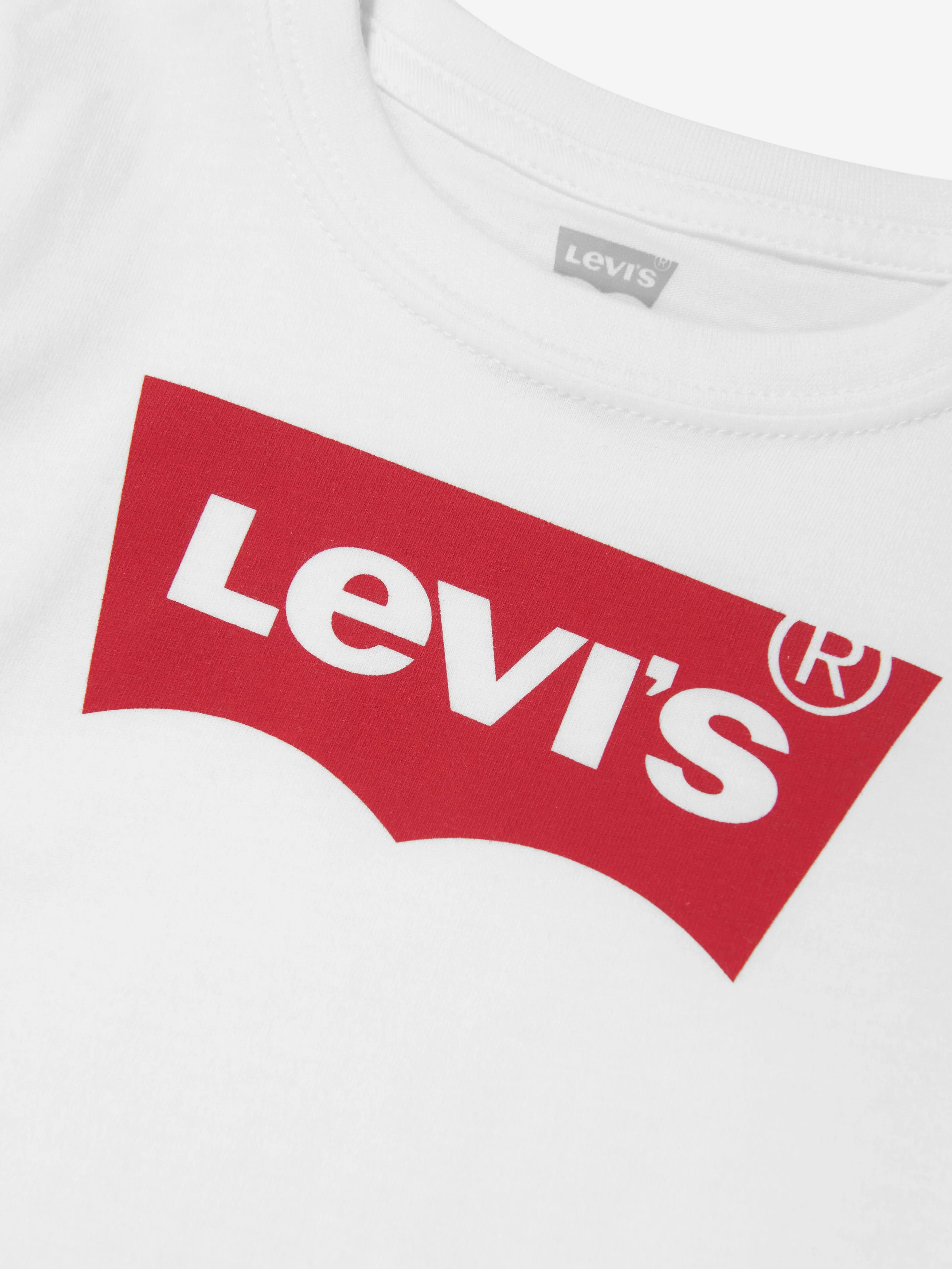 Levi's Baby Boys Batwing-Logo-T-Shirt in Weiß