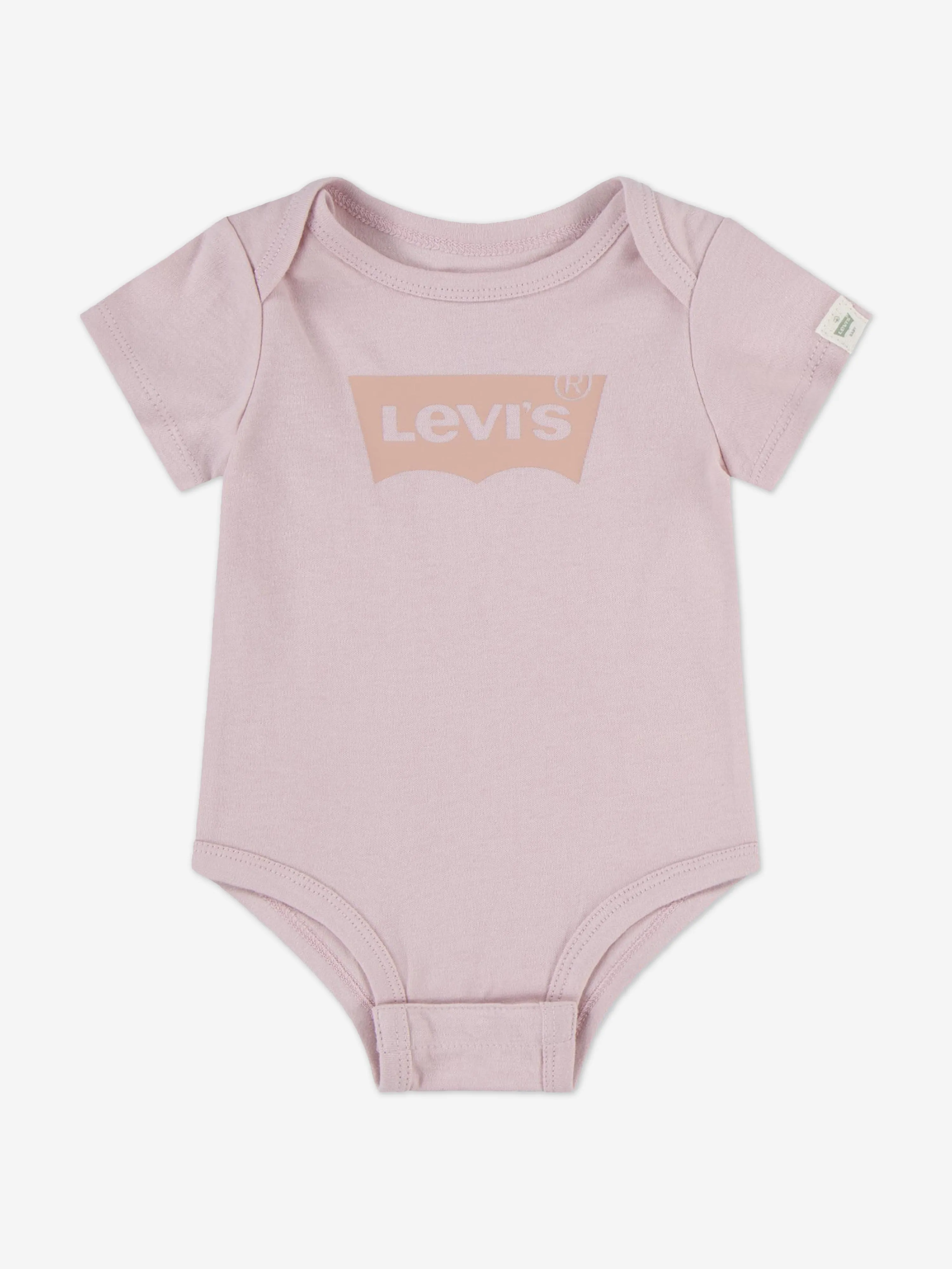 Levi's Baby Girls Batwing Bodysuit-Set in Pink