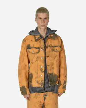 Loose Fit Tie-Dye Denim Jacket Hellrost