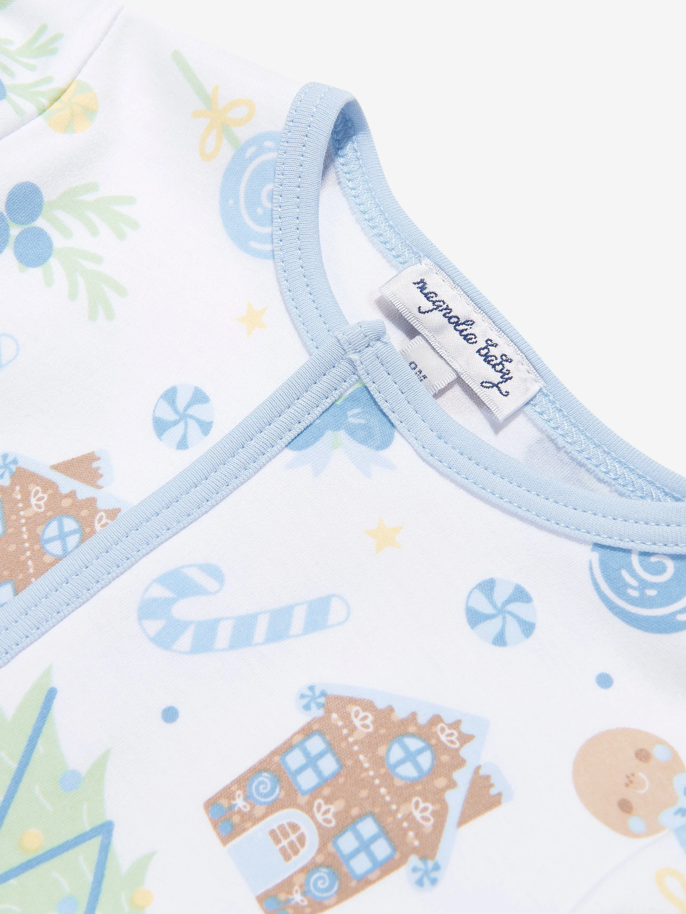 Magnolia Baby Baby Boys Süßer Lebkuchen-Strampler in Blau