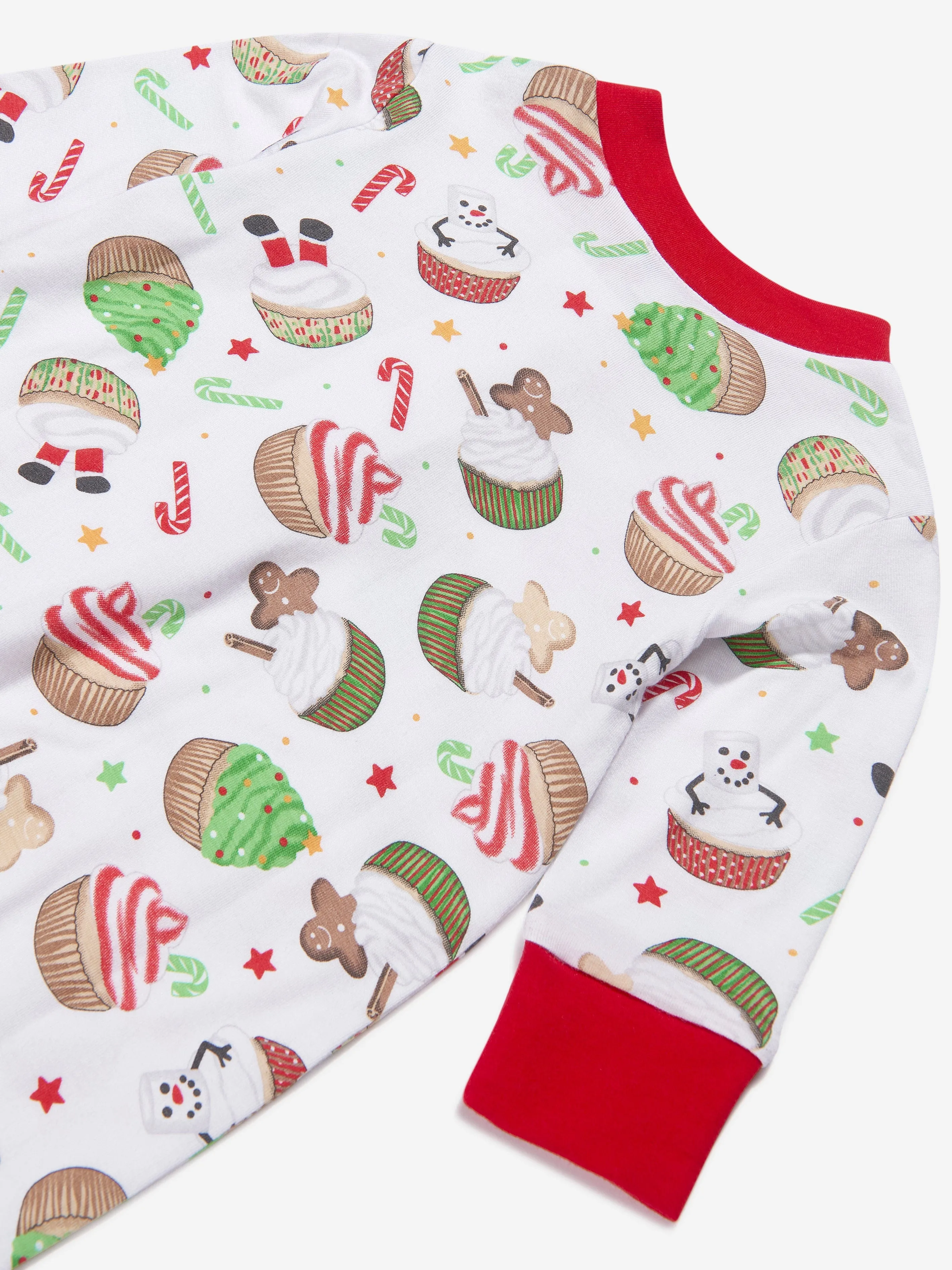 Magnolia Baby Baby Festive Cupcakes Reißverschluss-Babybody in Weiß